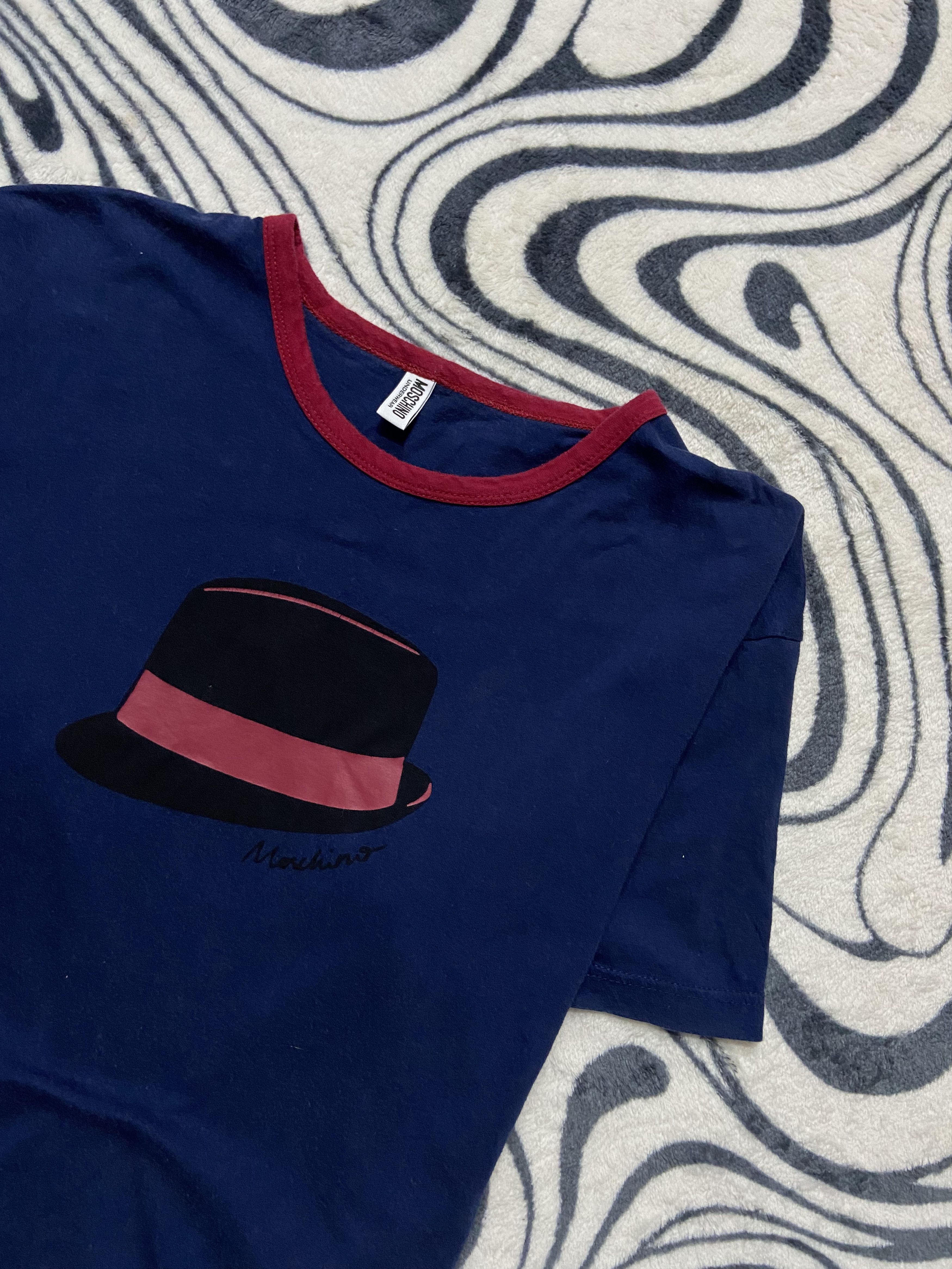 Moschino Moschino Mens T-Shirt Tee Size US M / EU 48-50 / 2 - 2 Thumbnail