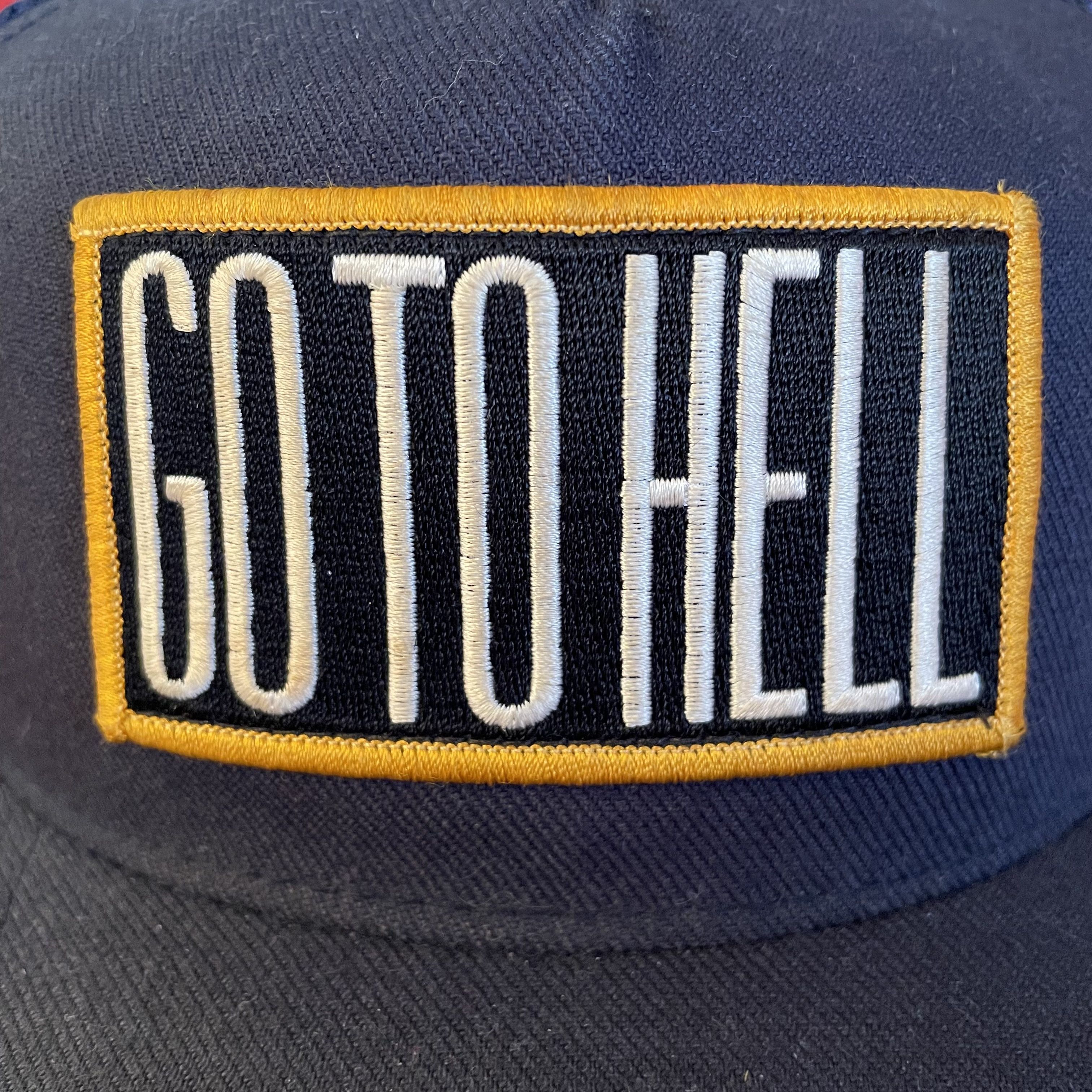 Supreme Go to Hell 5 panel trucker snapback hat cap Size ONE SIZE - 2 Thumbnail