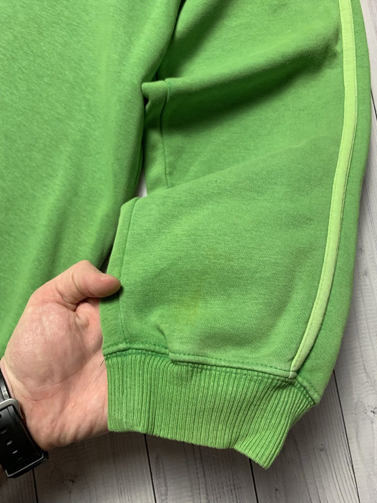 Nike × Vintage Vintage Nike hoodie big logo green size XL Size US XL / EU 56 / 4 - 5 Thumbnail