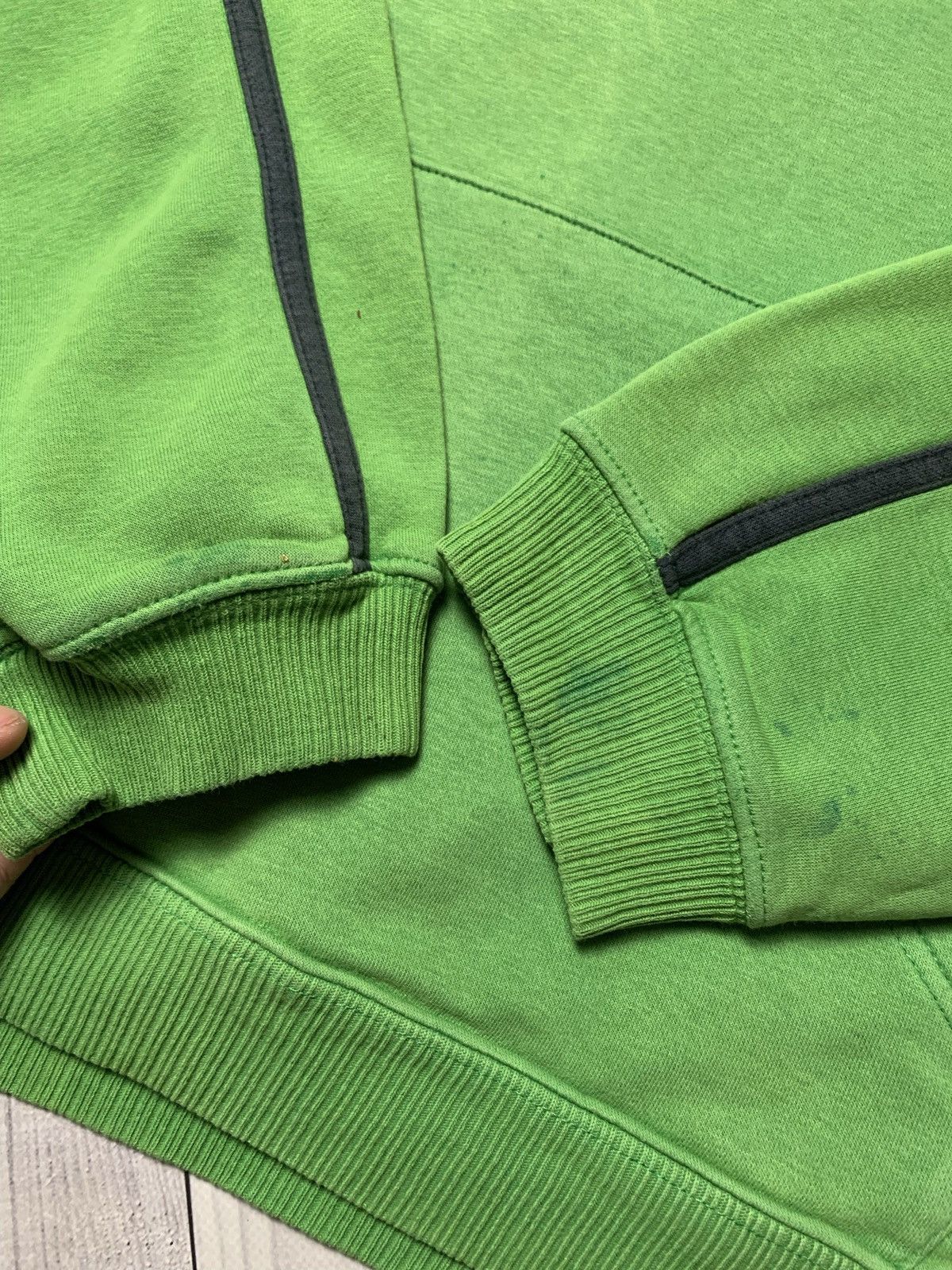 Nike × Vintage Vintage Nike hoodie big logo green size XL Size US XL / EU 56 / 4 - 7 Thumbnail