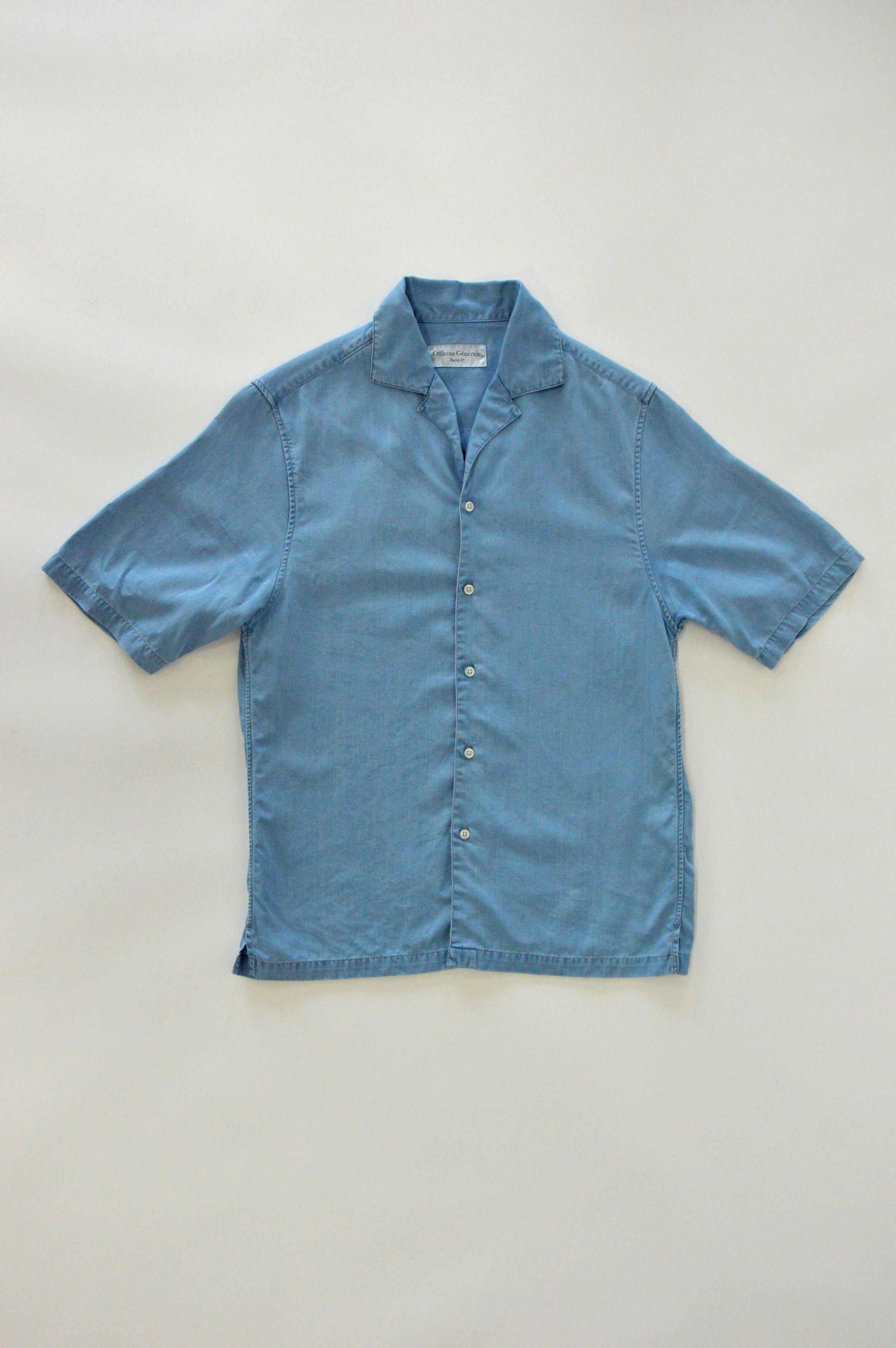 Eren Camp-Collar Lyocell Shirt