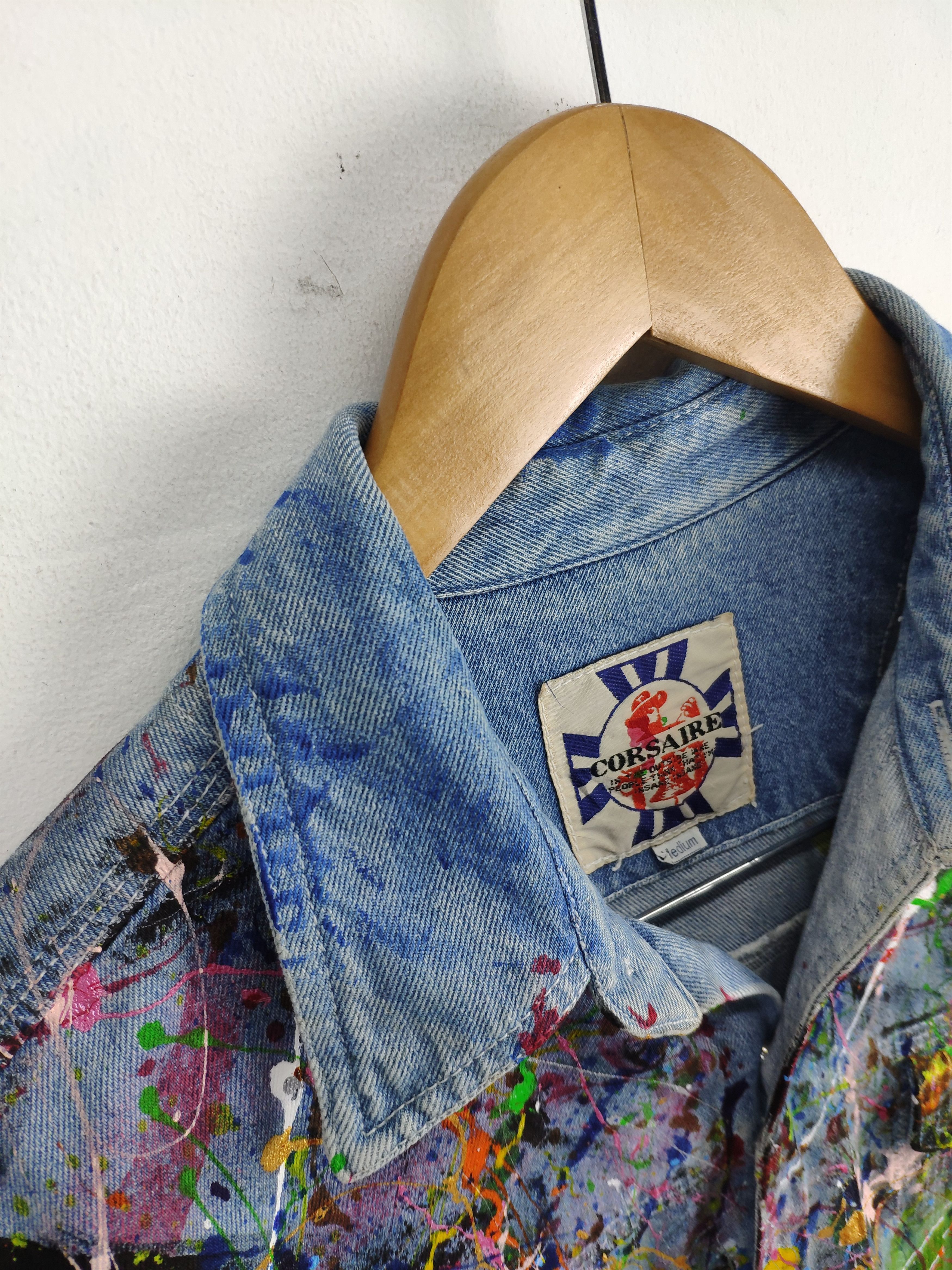 Other Splatter Paint Denim Jacket Custom Made Kapital Style Size US M / EU 48-50 / 2 - 17 Thumbnail