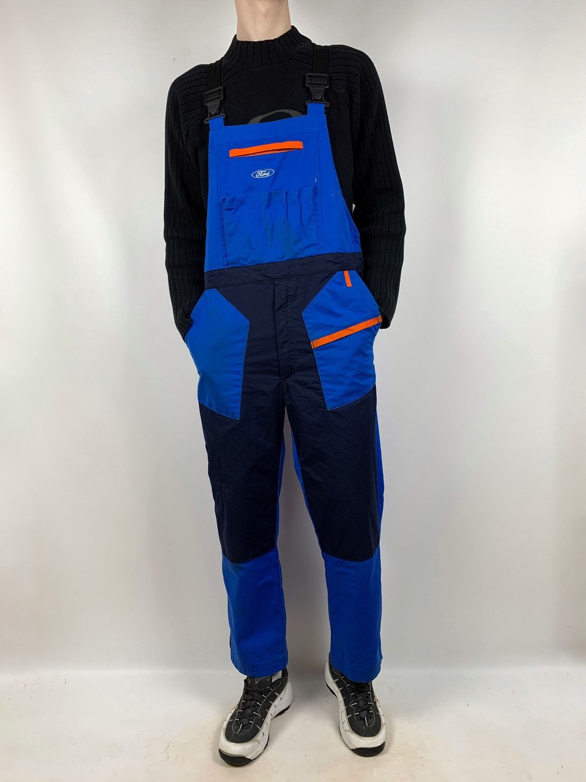 Vintage Vintage Ford Worker Bibs Dungarees Overall Chore Jump Suit Size US 32 / EU 48 - 1 Thumbnail
