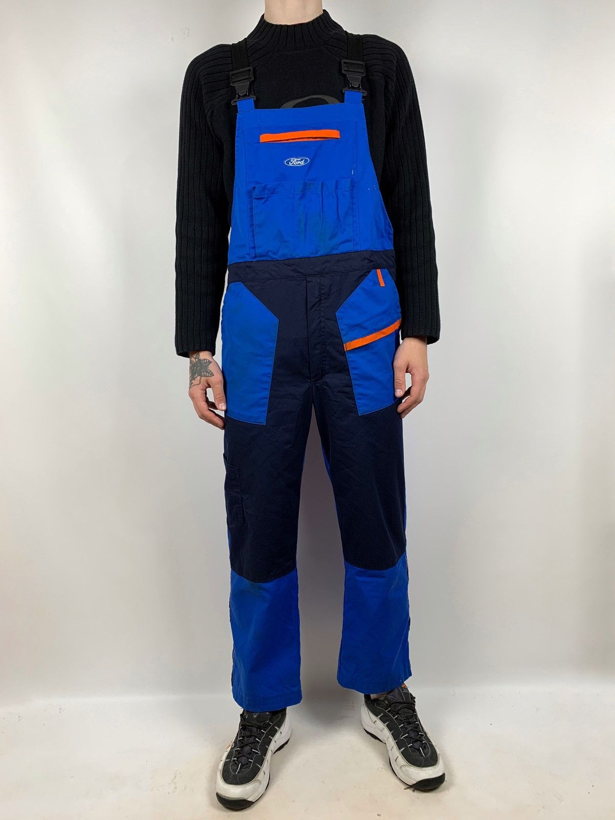 Vintage Vintage Ford Worker Bibs Dungarees Overall Chore Jump Suit Size US 32 / EU 48 - 3 Thumbnail