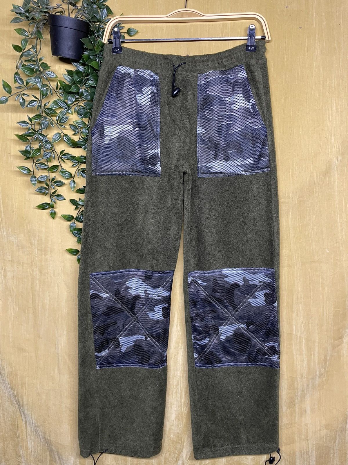 Japanesebrand Jibe camo Patchwork fleece pant