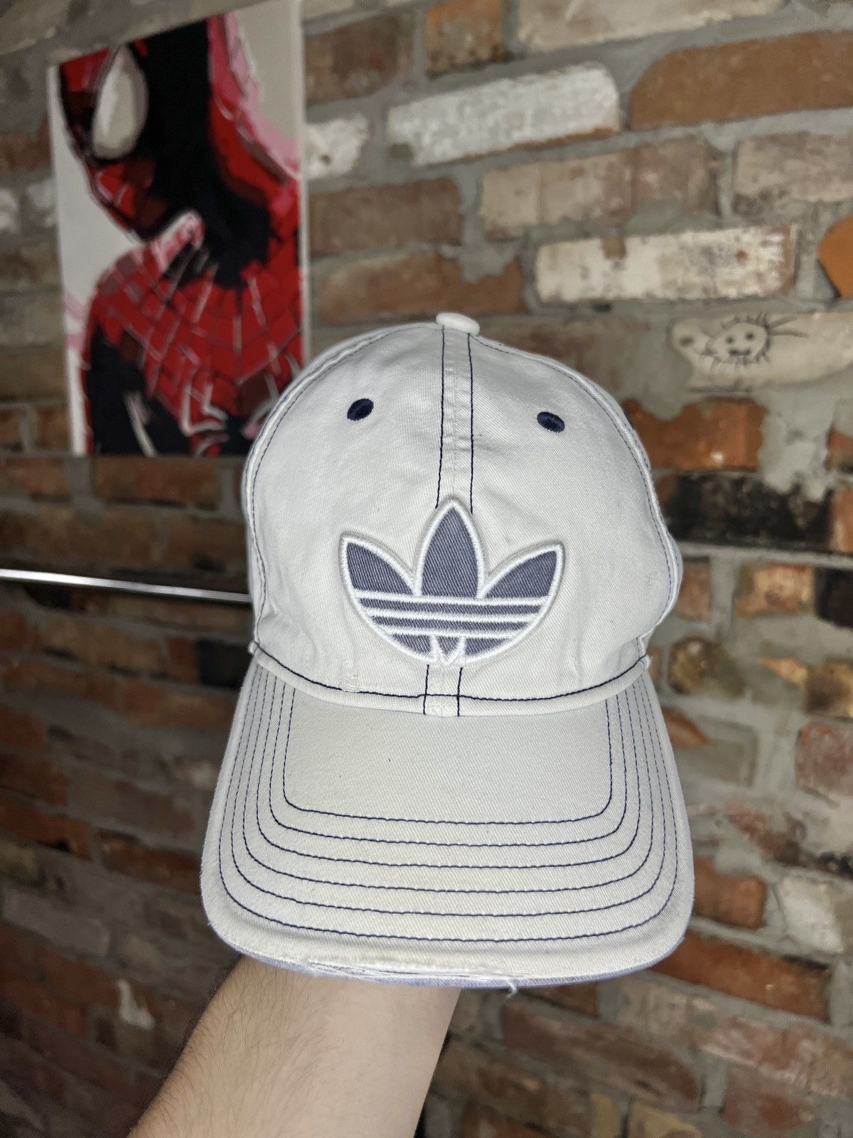 Vintage Adidas vintage 99's cap original Size ONE SIZE - 3 Thumbnail