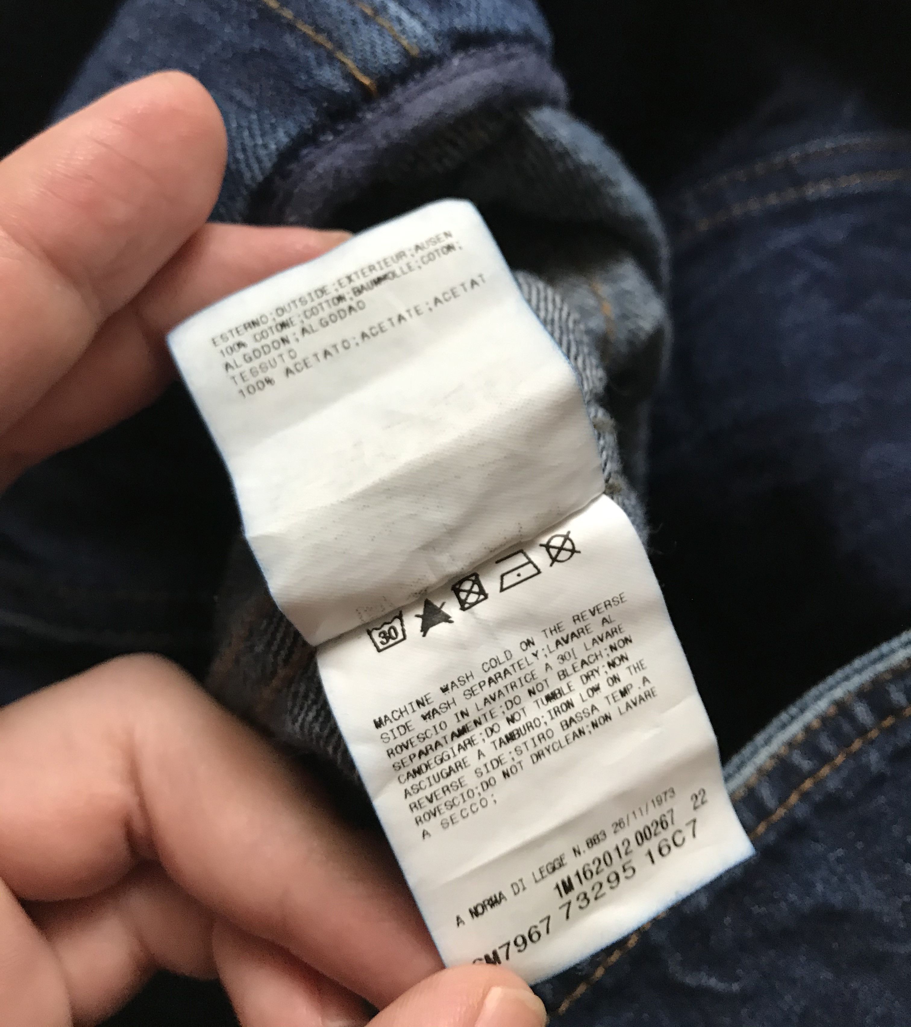 Balmain × Pierre Balmain Pierre BALMAIN W' Denim Distressed Painted Blue Jacket Size M / US 6-8 / IT 42-44 - 11 Thumbnail