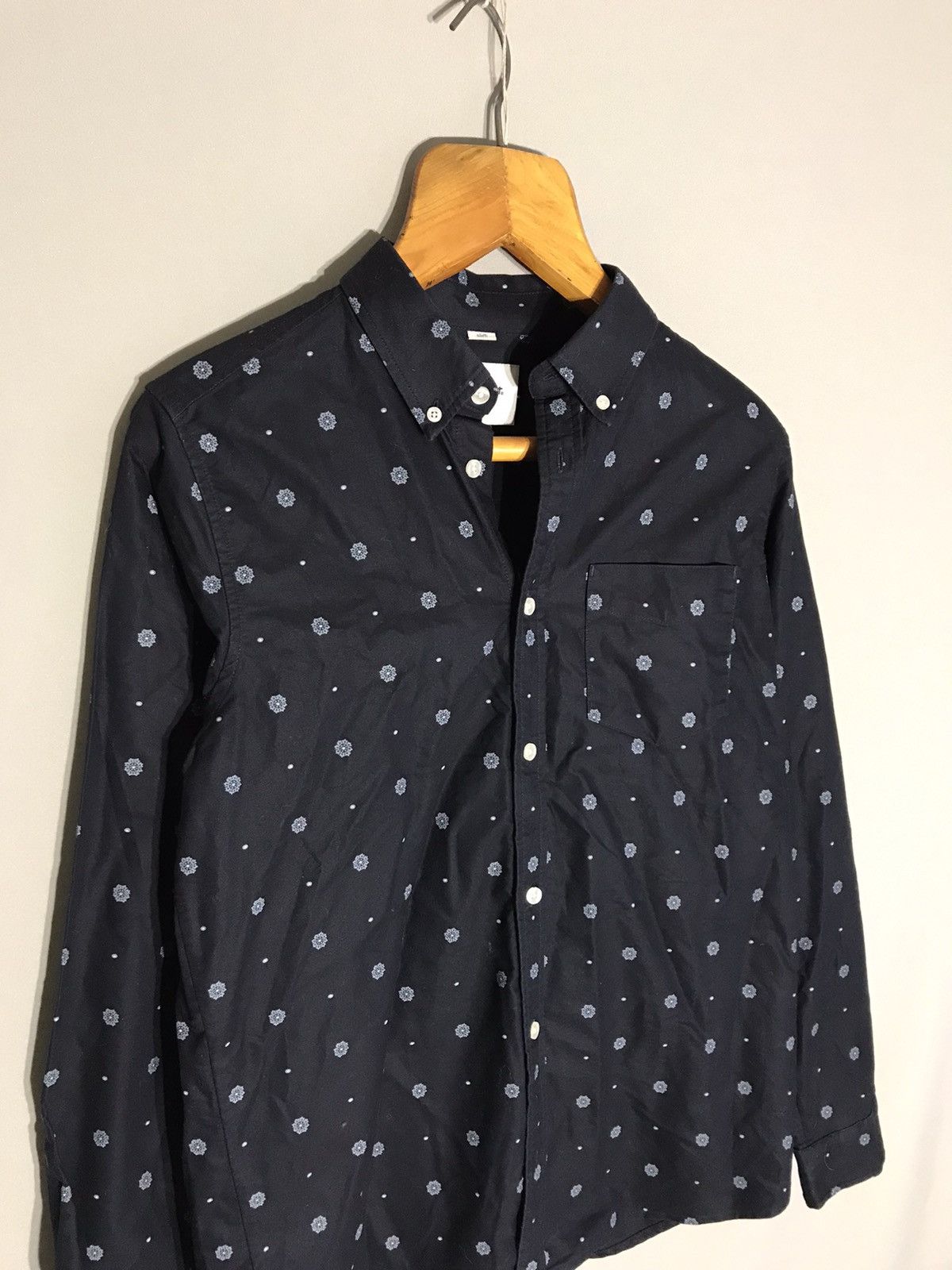 Carhartt CARHARTT Fleming Deep Blue Full Print Paisley Shirt Size US M / EU 48-50 / 2 - 3 Thumbnail
