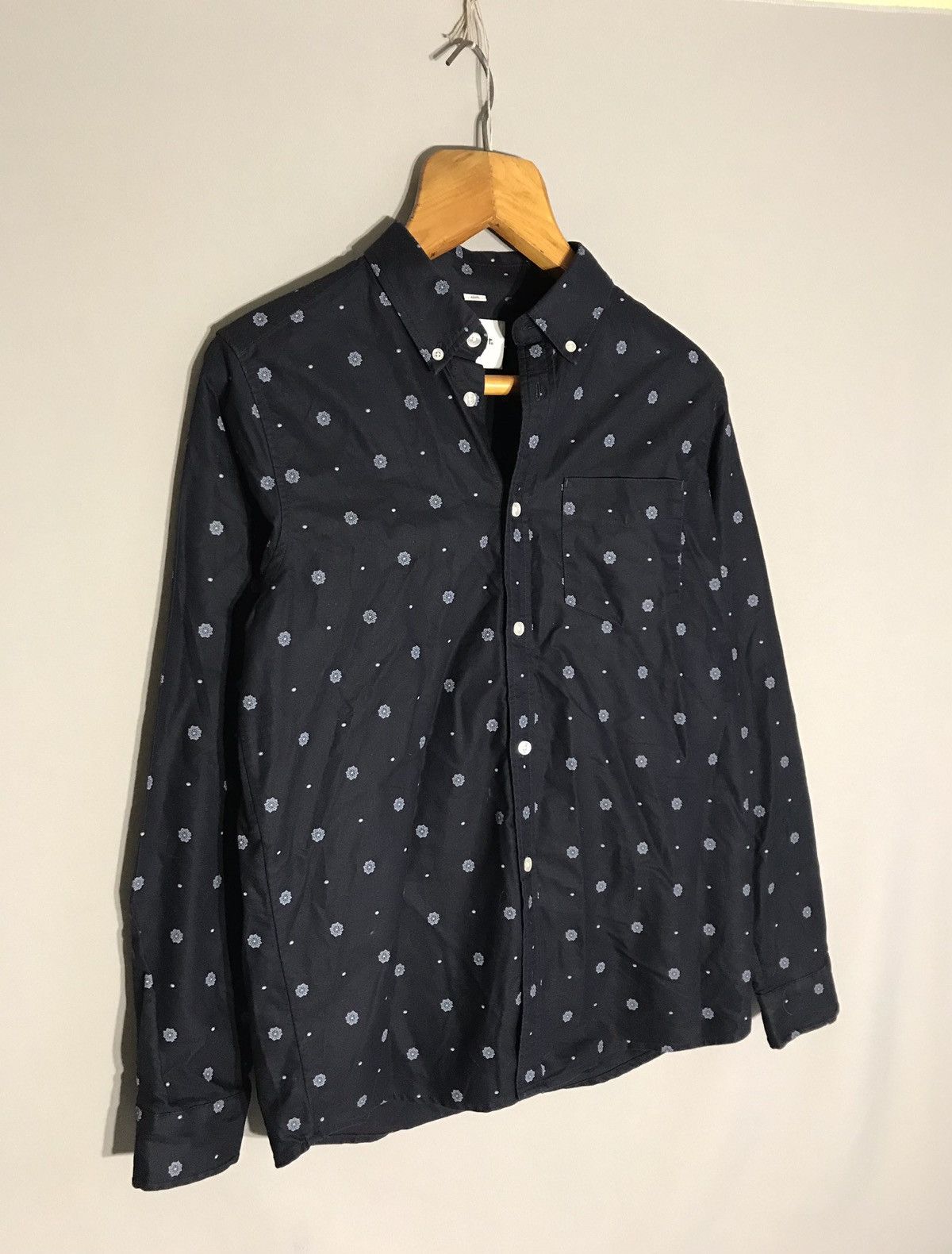 Carhartt CARHARTT Fleming Deep Blue Full Print Paisley Shirt Size US M / EU 48-50 / 2 - 4 Thumbnail