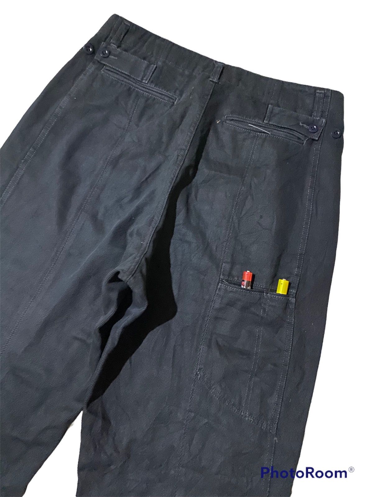 image of Vintage Junmen Baggy Style Yohji Yamamoto-Esque Pant in Black, Men's (Size 31)