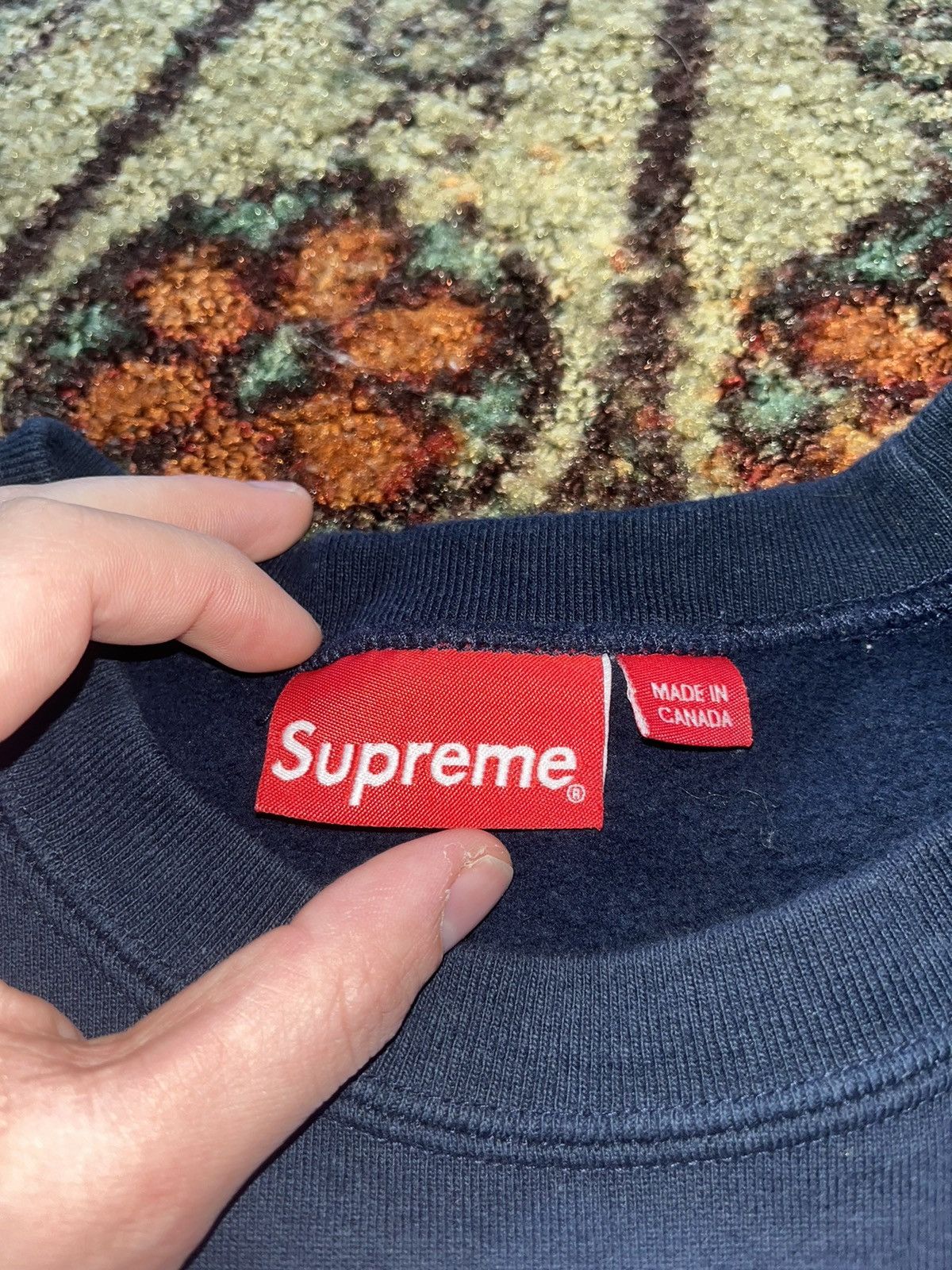 Wavy Supreme Crewneck