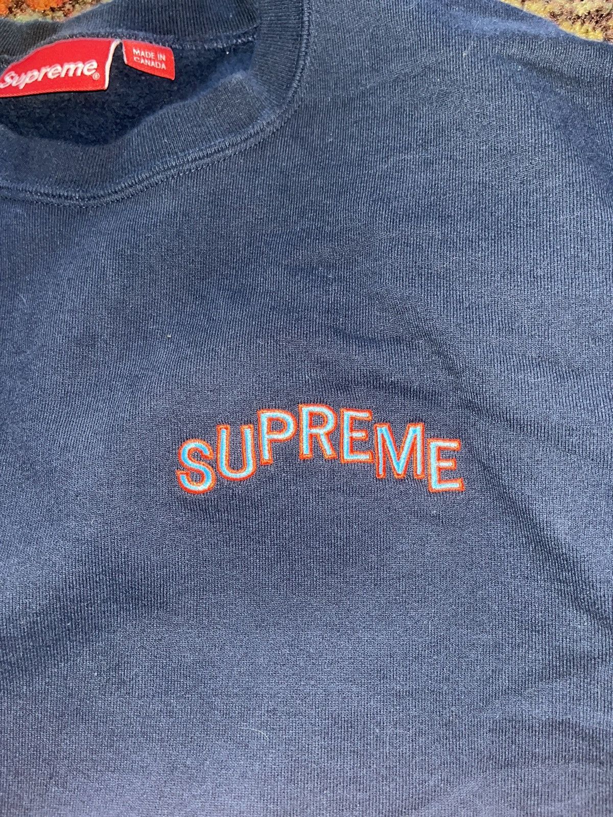 Wavy Supreme Crewneck