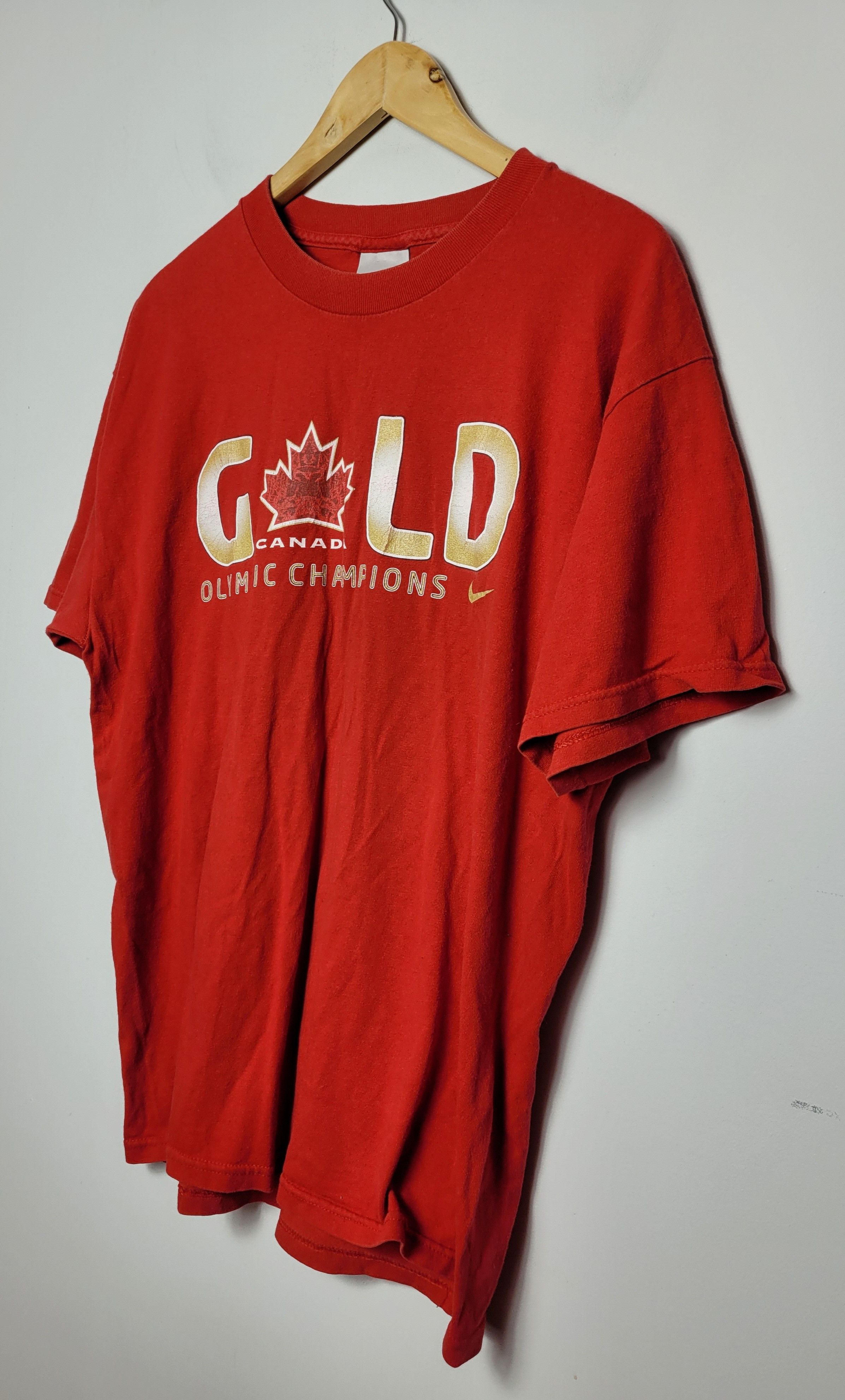 Nike × Vintage Y2K Nike Canada 2010 Vancouver Olympics Tee T-shirt Size US L / EU 52-54 / 3 - 2 Thumbnail