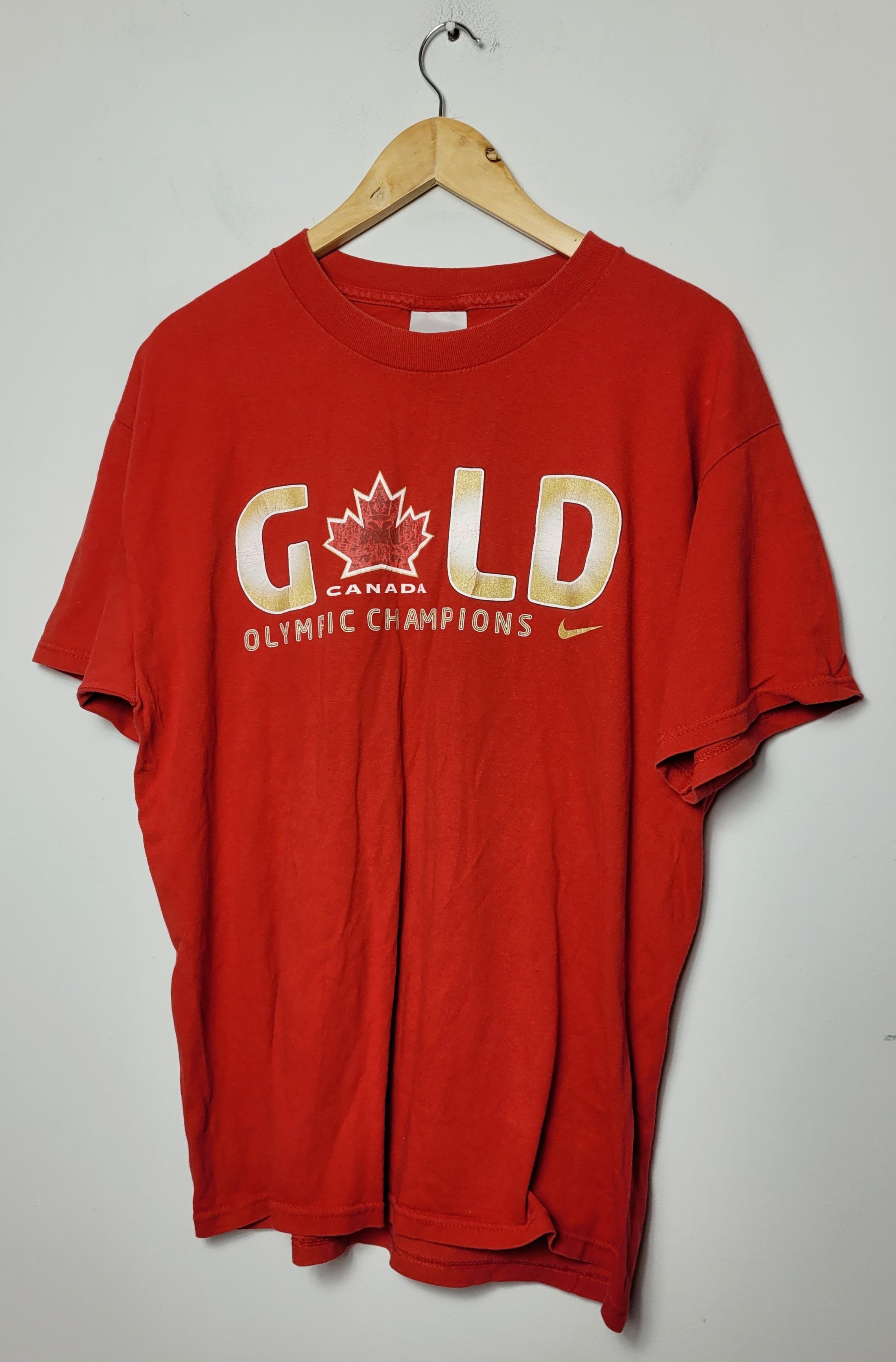 Nike × Vintage Y2K Nike Canada 2010 Vancouver Olympics Tee T-shirt Size US L / EU 52-54 / 3 - 1 Thumbnail