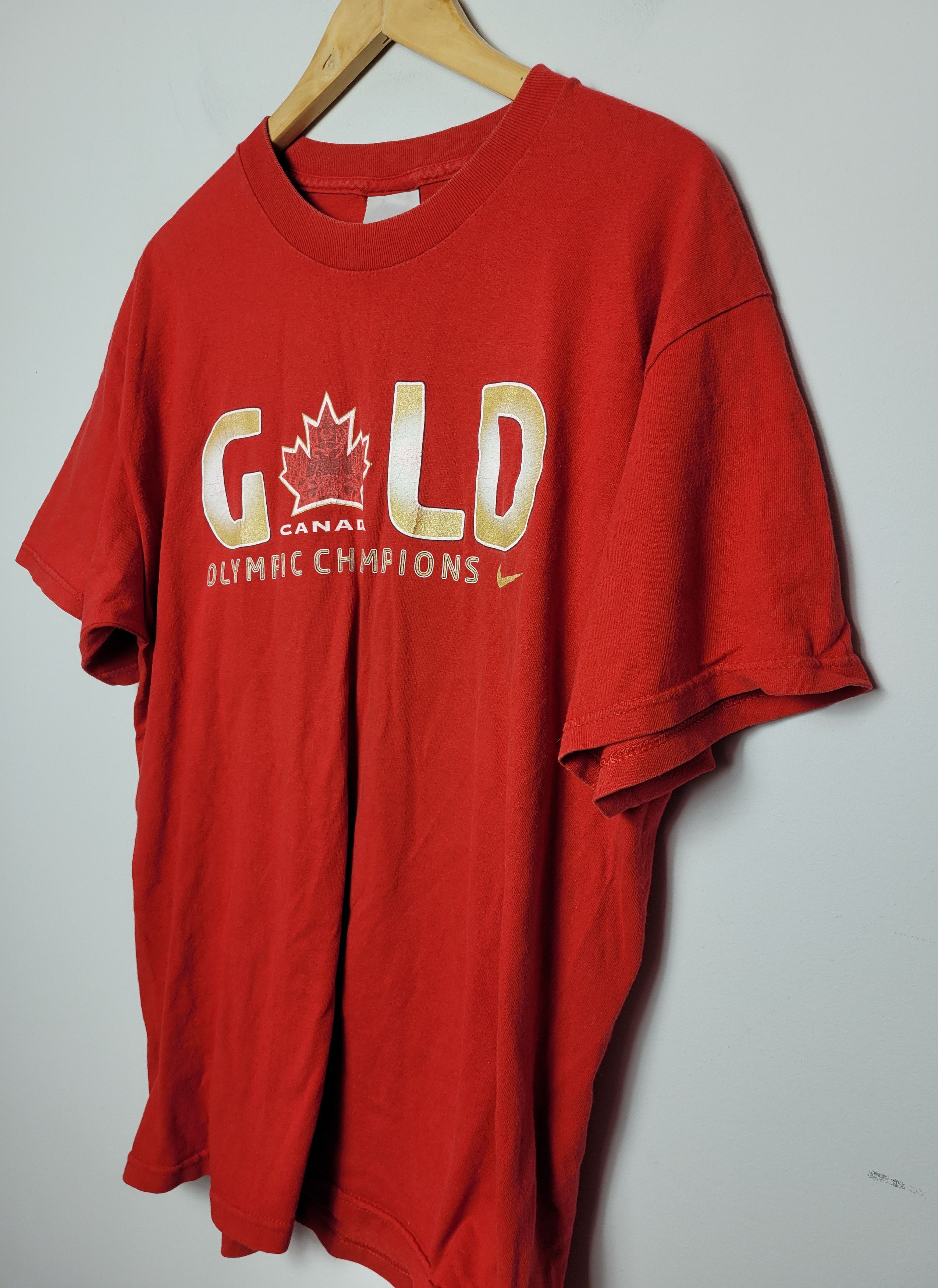 Nike × Vintage Y2K Nike Canada 2010 Vancouver Olympics Tee T-shirt Size US L / EU 52-54 / 3 - 3 Thumbnail