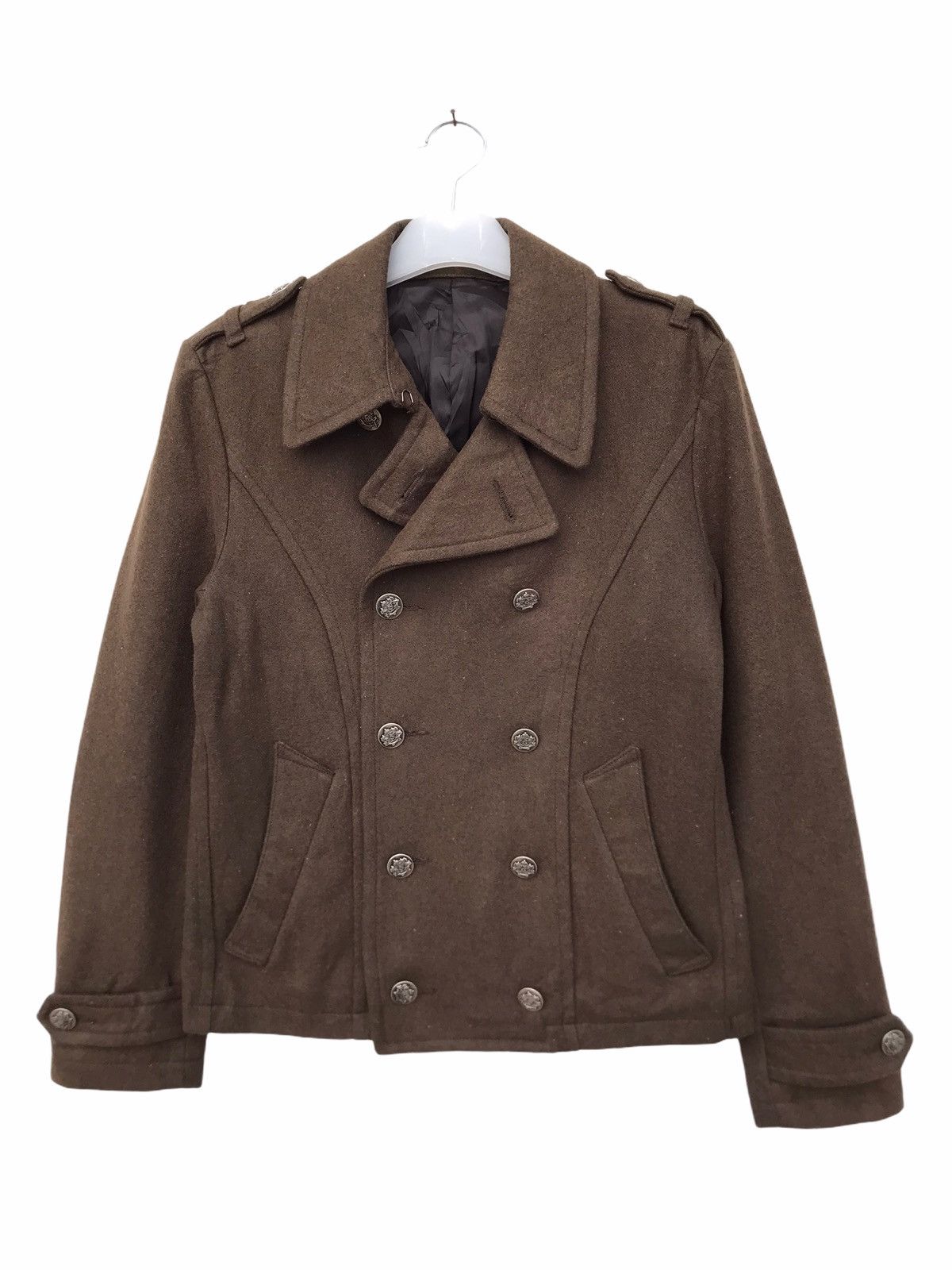 image of Ppfm Design Peacoat Wool in Brown, Men's (Size Medium)