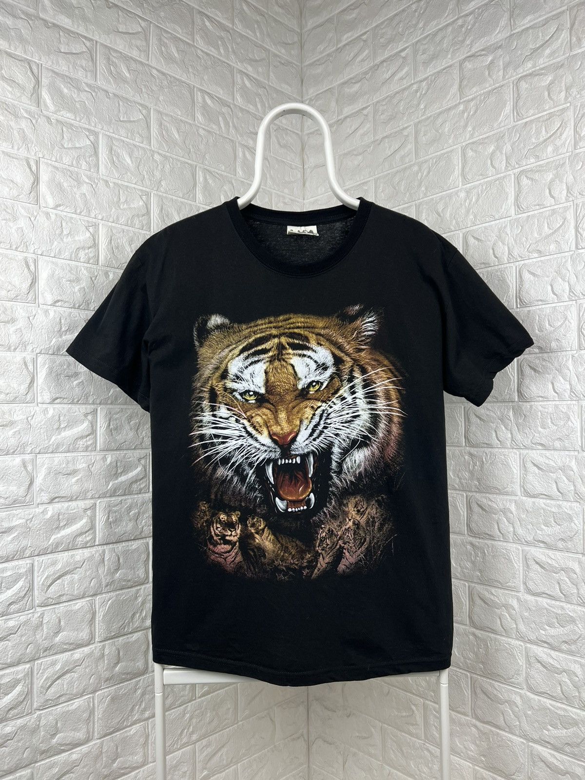 Vintage Vintage Tiger Animal T-shirt Size US M / EU 48-50 / 2 - 1 Thumbnail