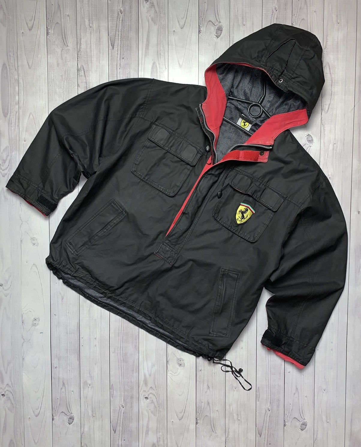 Vintage Ferrari anorak racing Jacket size L