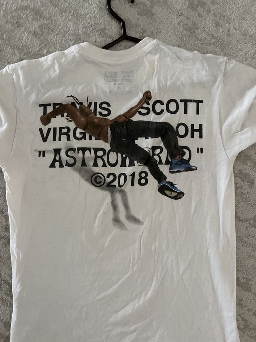travis scott x virgil abloh by a thread tee