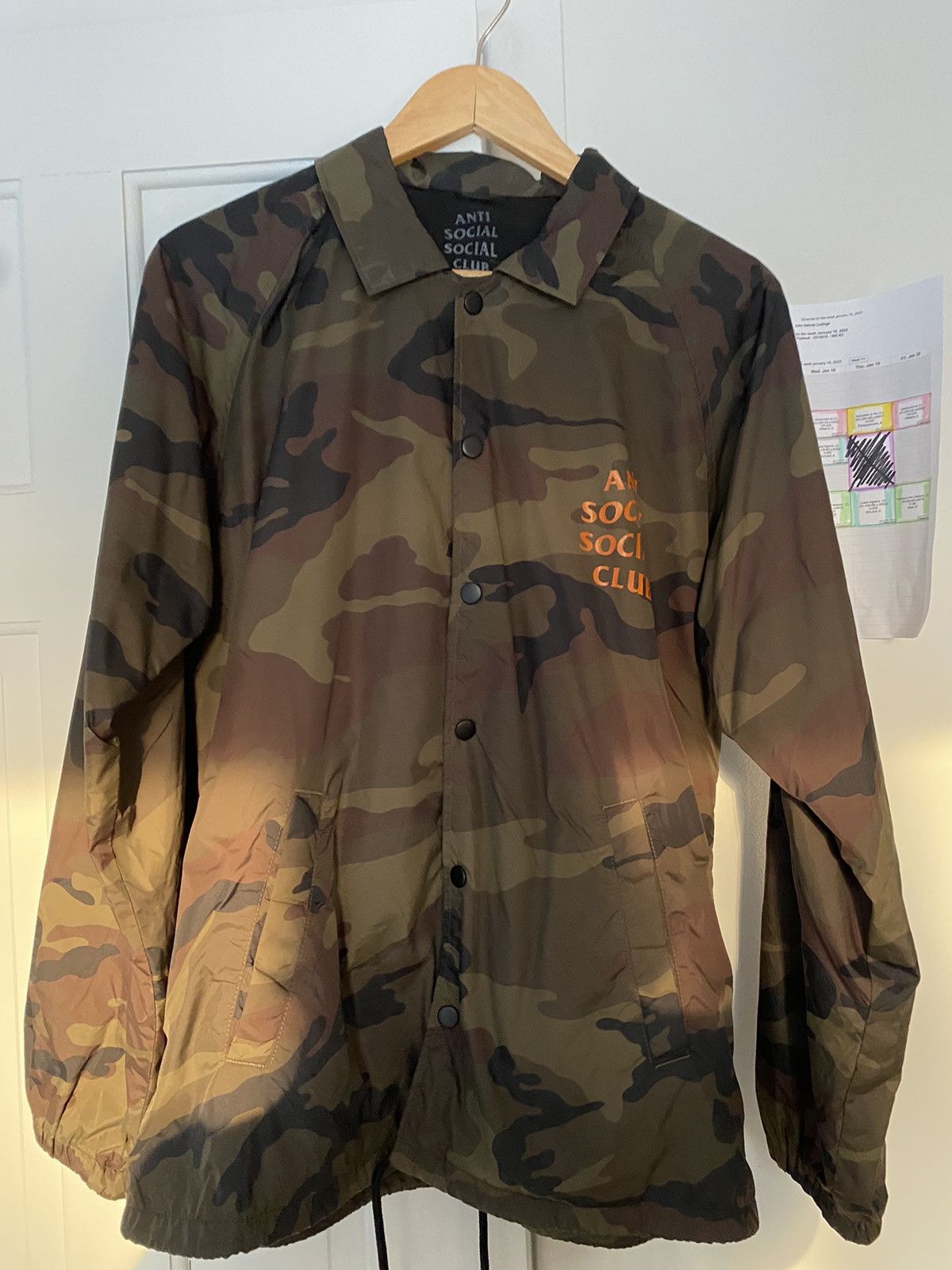 Anti Social Social Club Camo Jacket | Grailed