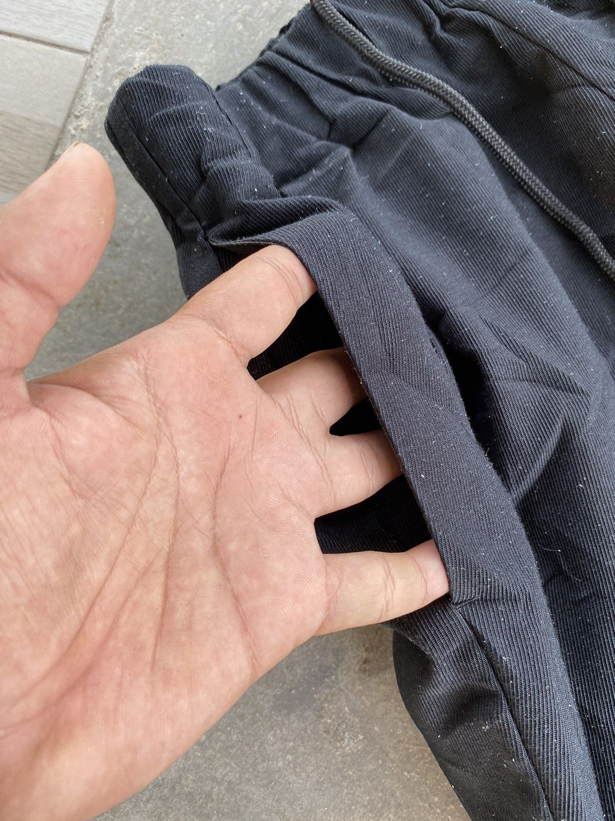 Japanese Brand × Vintage Japanese Brand Yohji Yamamoto Vibes Black Wide Casual Pants Size 29" - 3 Thumbnail