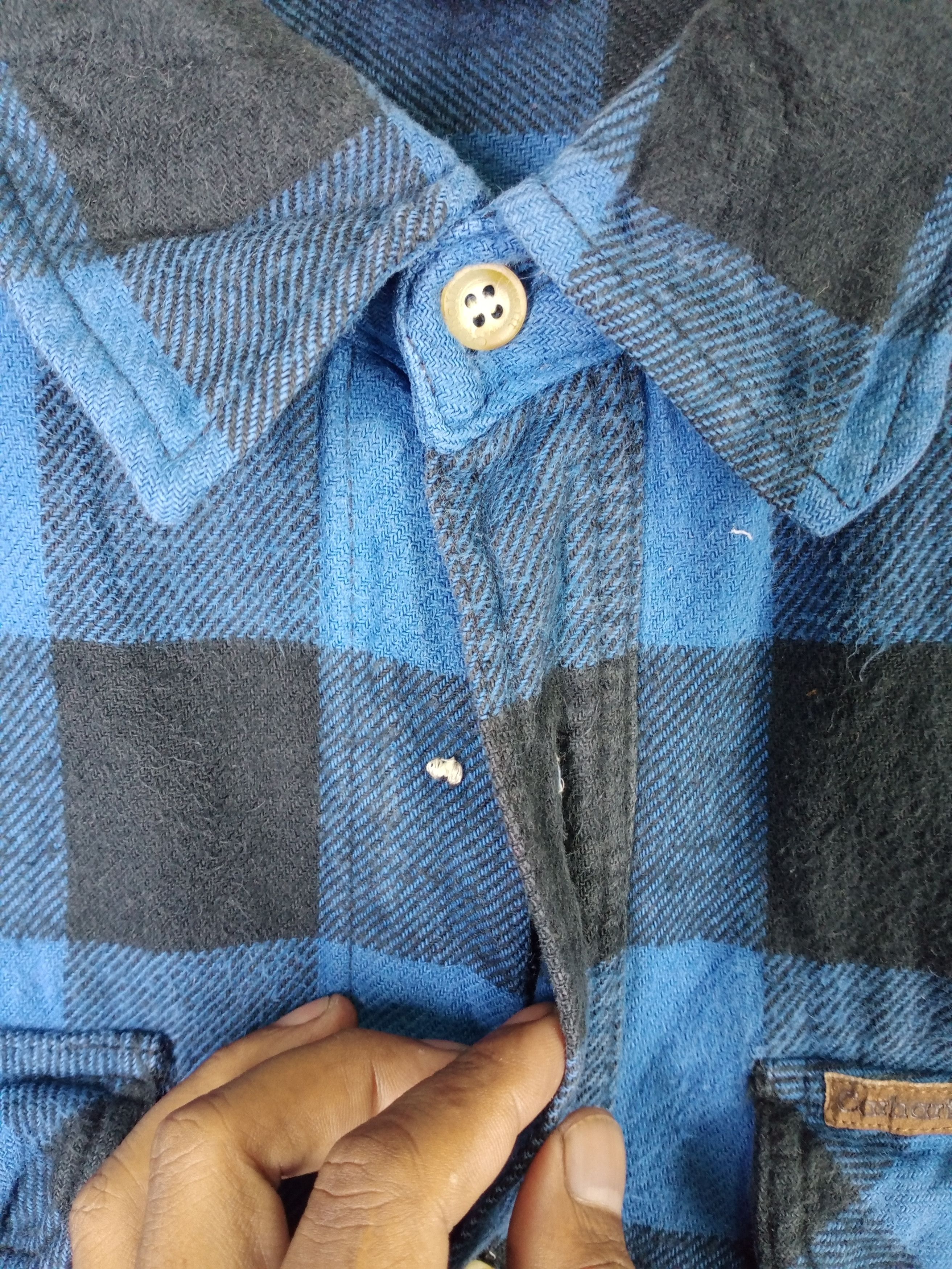 Carhartt × Vintage Vintage Carhartt Checked Button Up Size US M / EU 48-50 / 2 - 7 Thumbnail