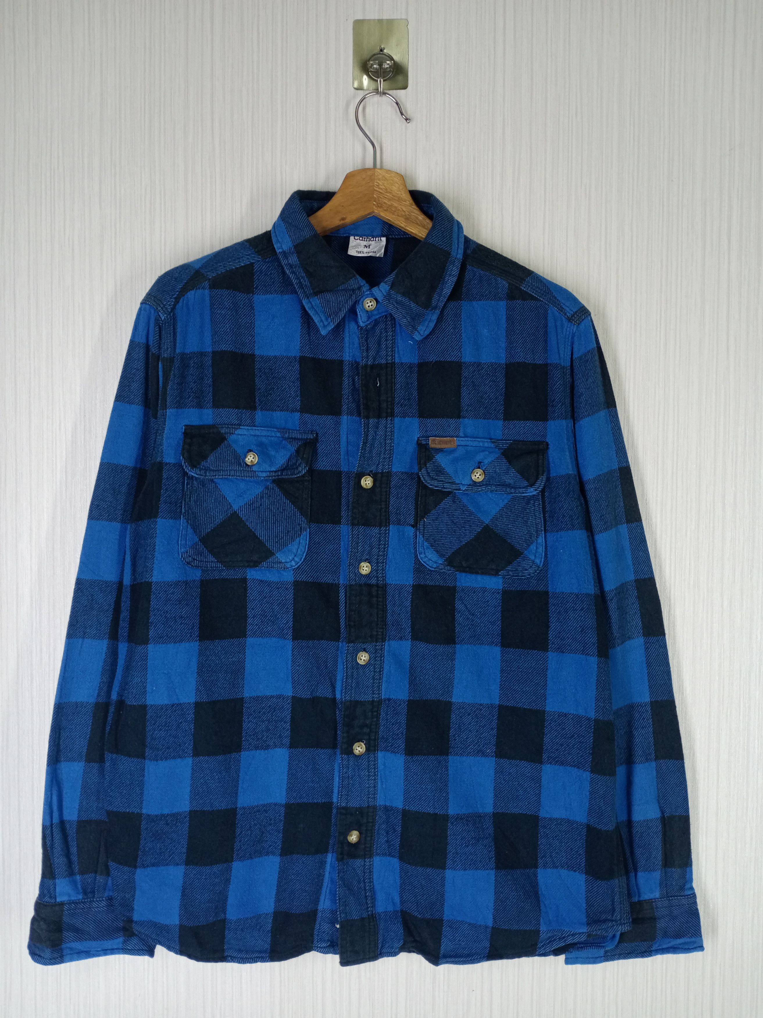 Carhartt × Vintage Vintage Carhartt Checked Button Up Size US M / EU 48-50 / 2 - 1 Thumbnail
