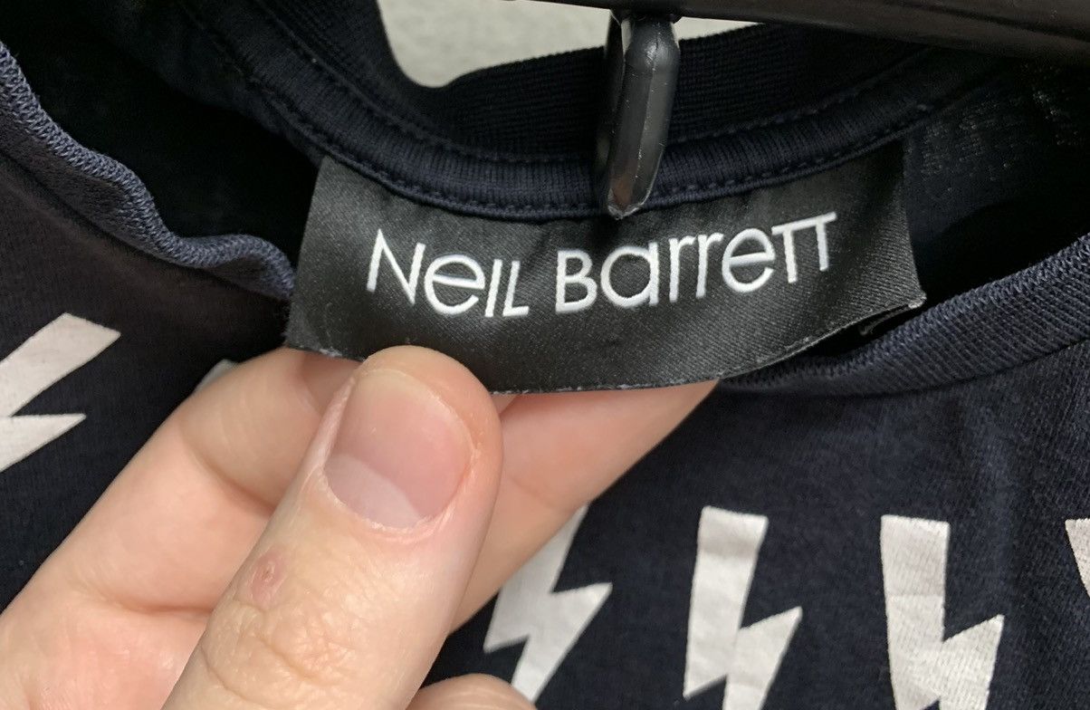 Neil Barrett Neil Barrett fullprint black t-shirt Xl sz Size US XL / EU 56 / 4 - 2 Thumbnail
