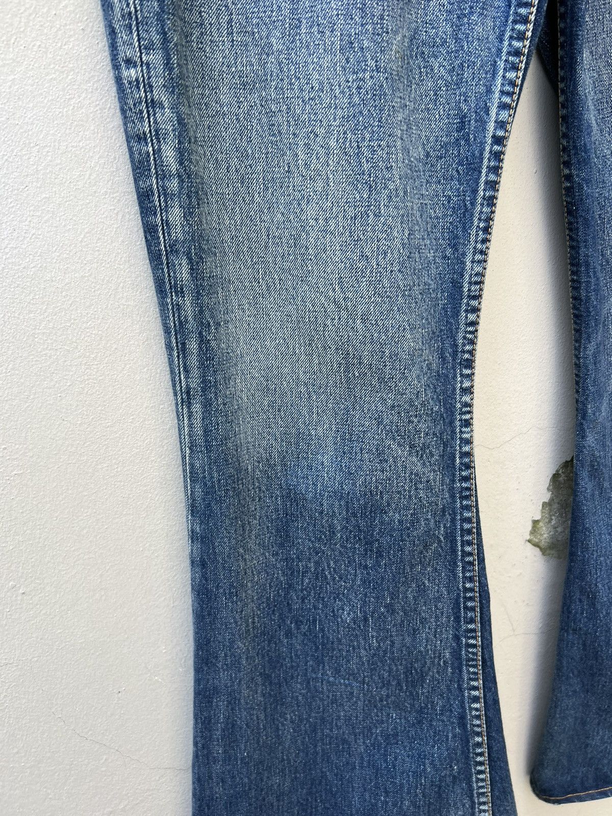 Freewheelers × The Flat Head × The Real McCoy's Hipsters Reunion 646 Distress Fade Blue Denim Flare Jeans Size US 31 - 10 Thumbnail