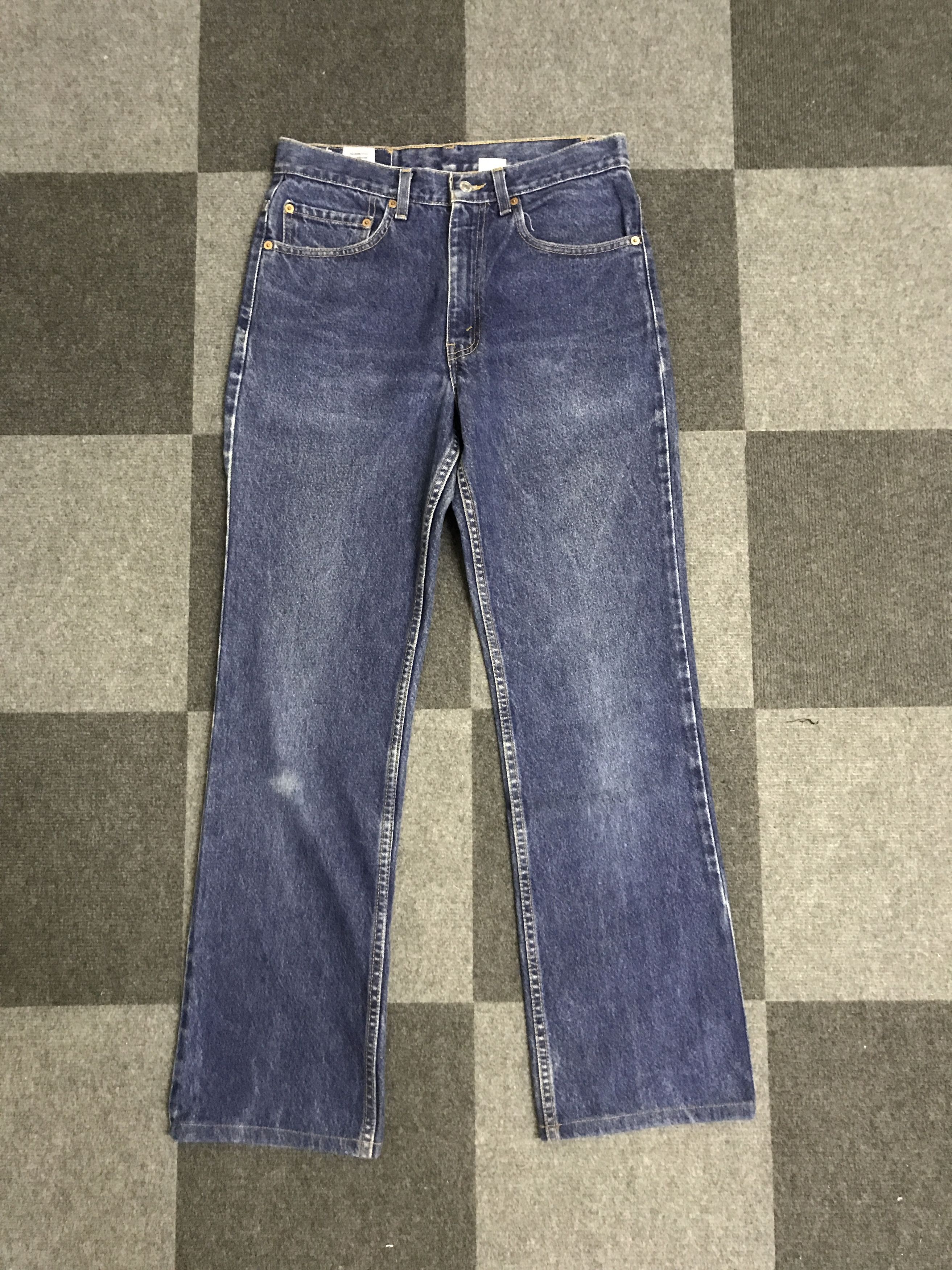 Japanese Brand VLEV109 Vintage Levis X abx Reconstruct Bootcut Jeans Size US 31 - 1 Thumbnail