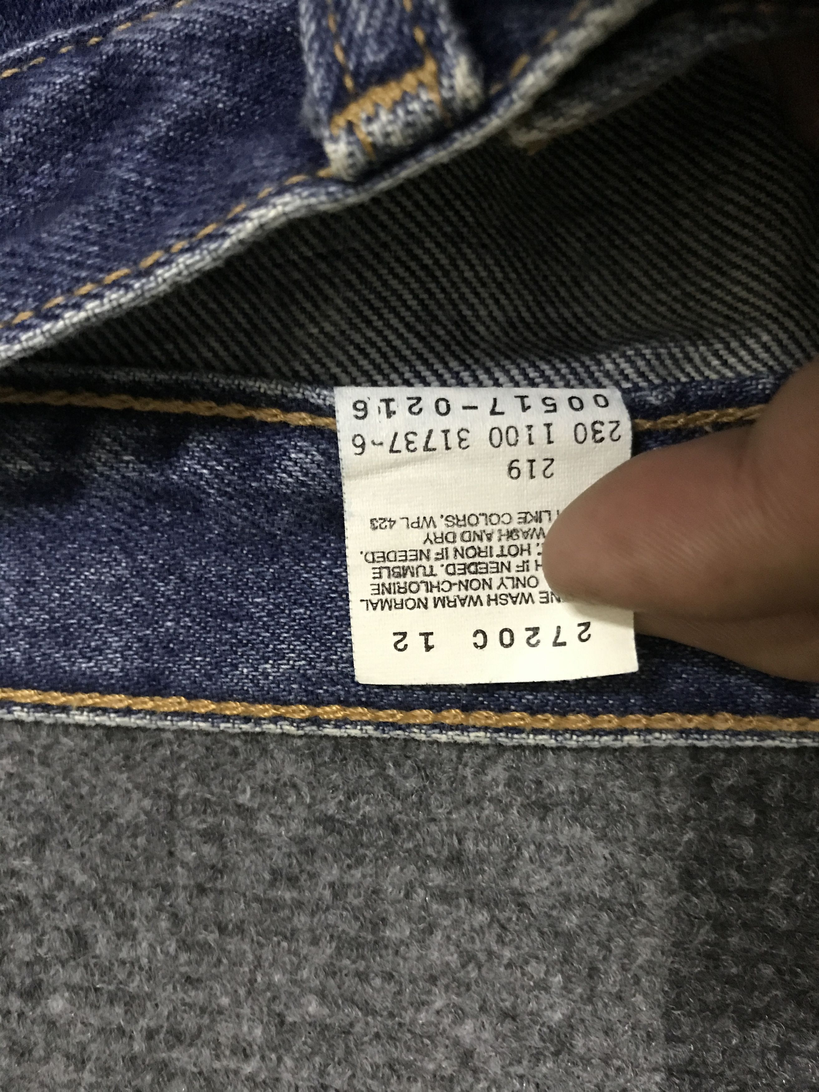 Japanese Brand VLEV109 Vintage Levis X abx Reconstruct Bootcut Jeans Size US 31 - 7 Thumbnail