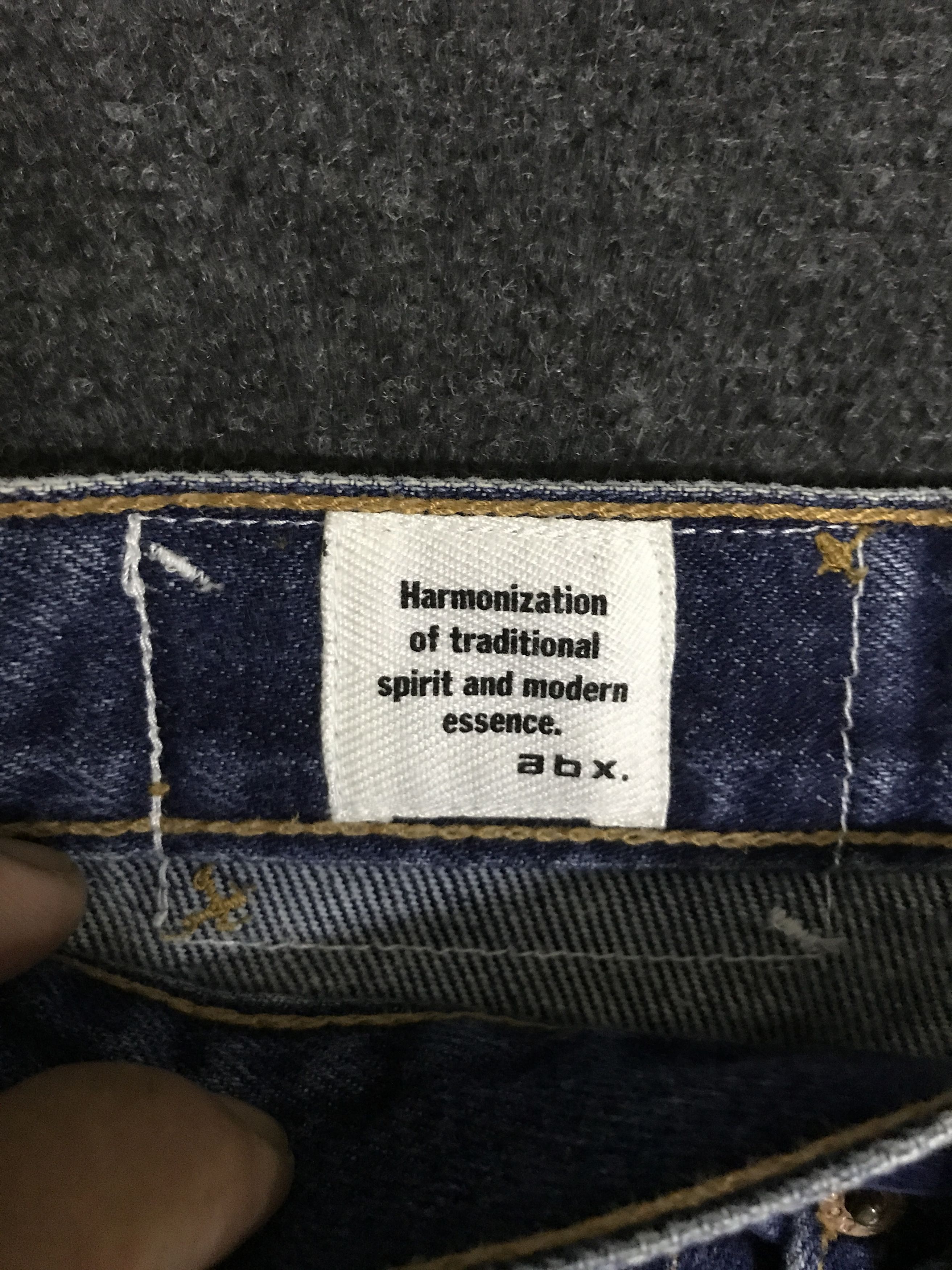 Japanese Brand VLEV109 Vintage Levis X abx Reconstruct Bootcut Jeans Size US 31 - 5 Thumbnail