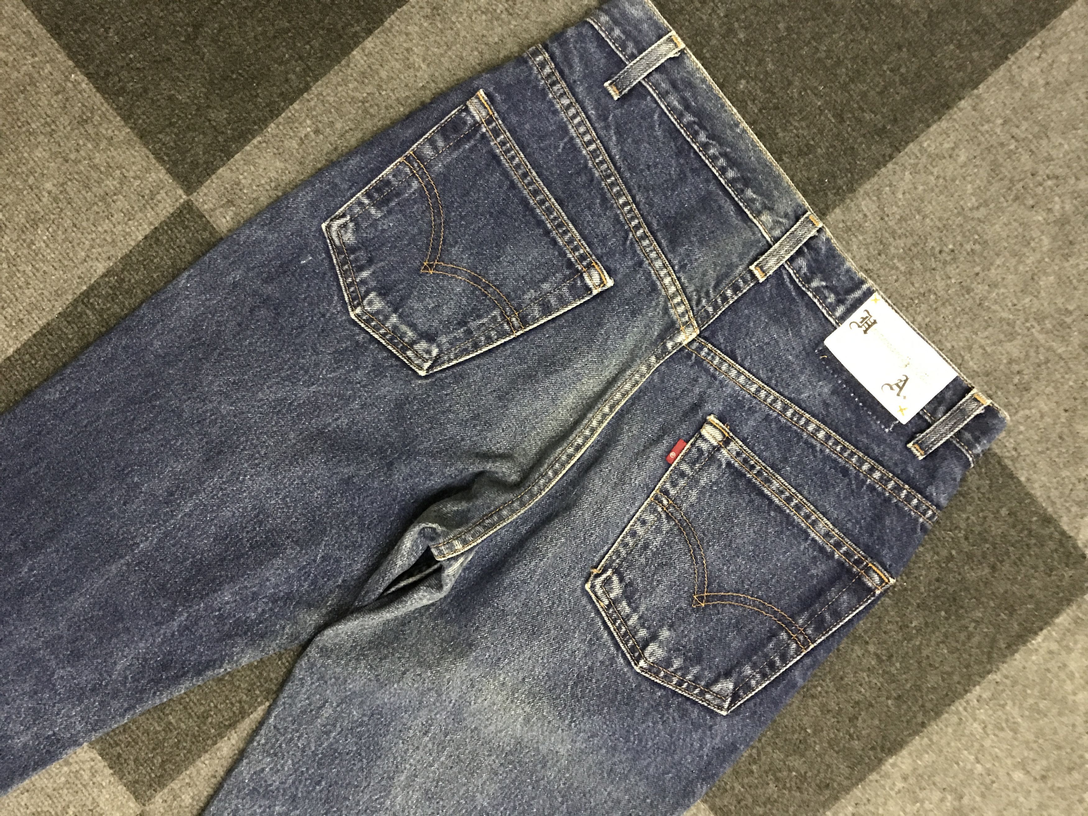 Japanese Brand VLEV109 Vintage Levis X abx Reconstruct Bootcut Jeans Size US 31 - 10 Thumbnail