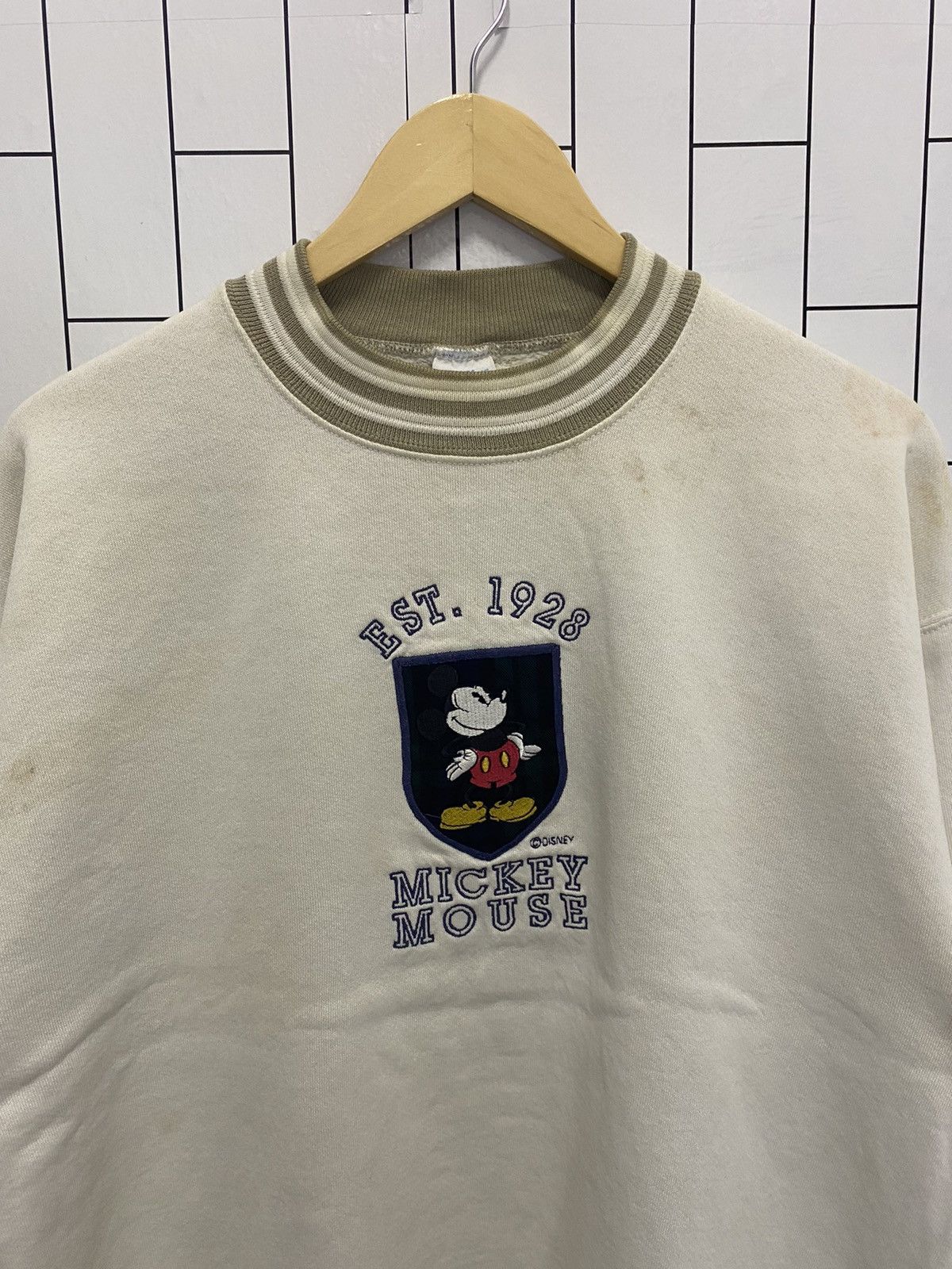 Mickey Mouse × Velva Sheen × Vintage Vintage Mickey Mouse Swestshirt Size US L / EU 52-54 / 3 - 5 Thumbnail