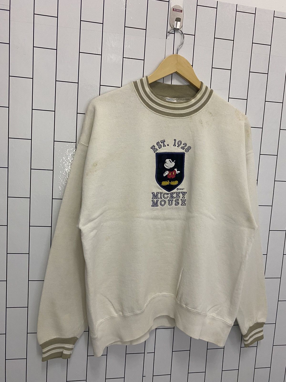 Mickey Mouse × Velva Sheen × Vintage Vintage Mickey Mouse Swestshirt Size US L / EU 52-54 / 3 - 3 Thumbnail