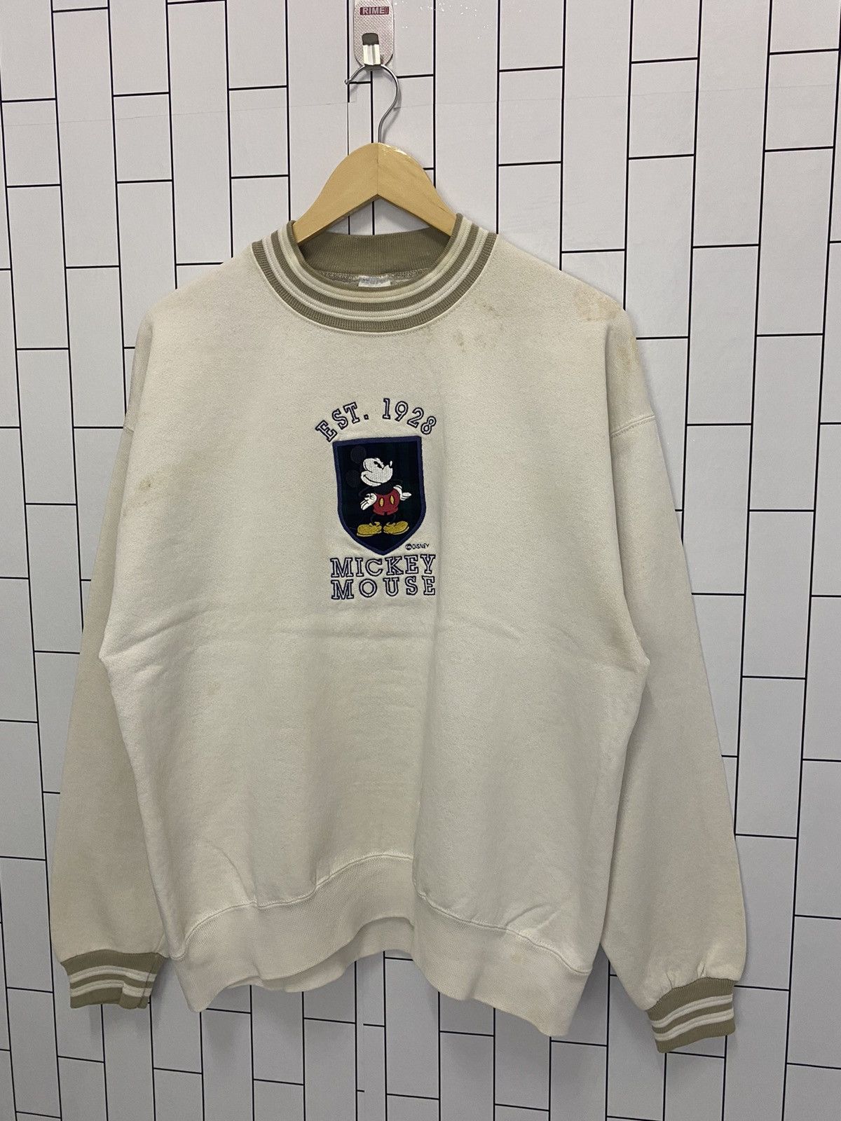 Mickey Mouse × Velva Sheen × Vintage Vintage Mickey Mouse Swestshirt Size US L / EU 52-54 / 3 - 4 Thumbnail