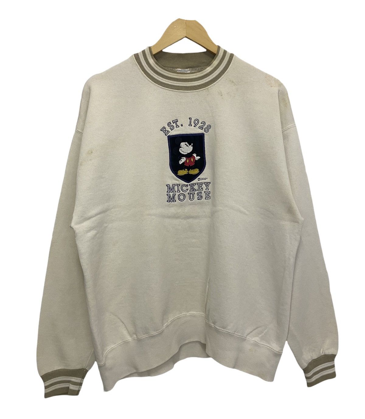 Mickey Mouse × Velva Sheen × Vintage Vintage Mickey Mouse Swestshirt Size US L / EU 52-54 / 3 - 1 Thumbnail