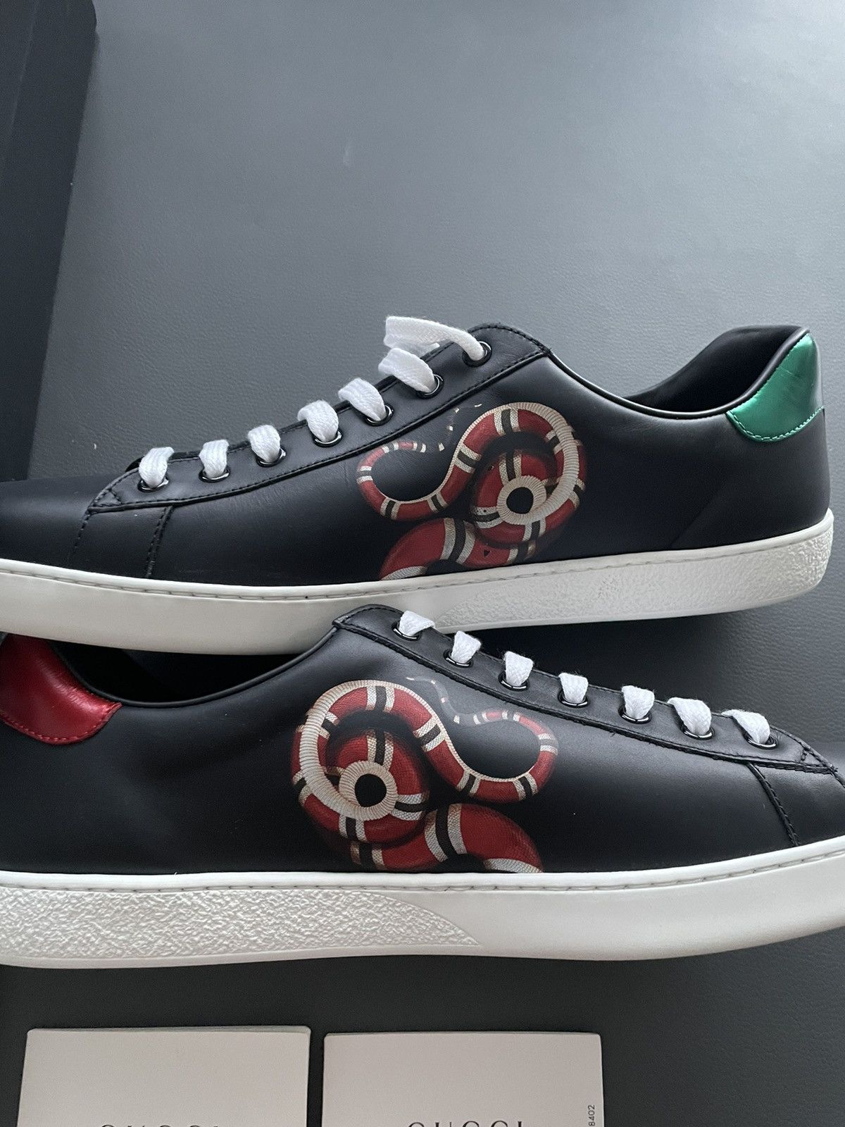 Gucci Super Rare Brand NEW Sold Out King Snake ACE Leather Sneaker Size US 7.5 / EU 40-41 - 4 Thumbnail