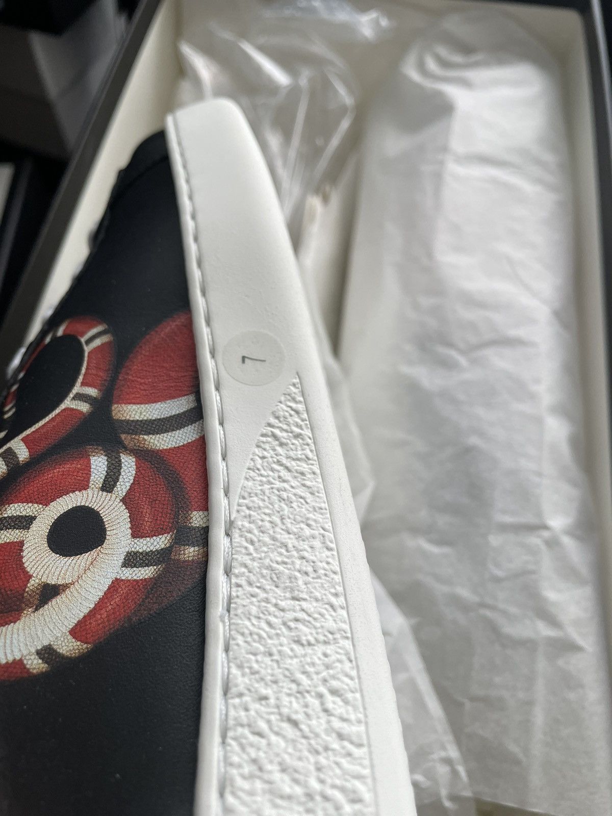 Gucci Super Rare Brand NEW Sold Out King Snake ACE Leather Sneaker Size US 7.5 / EU 40-41 - 18 Thumbnail