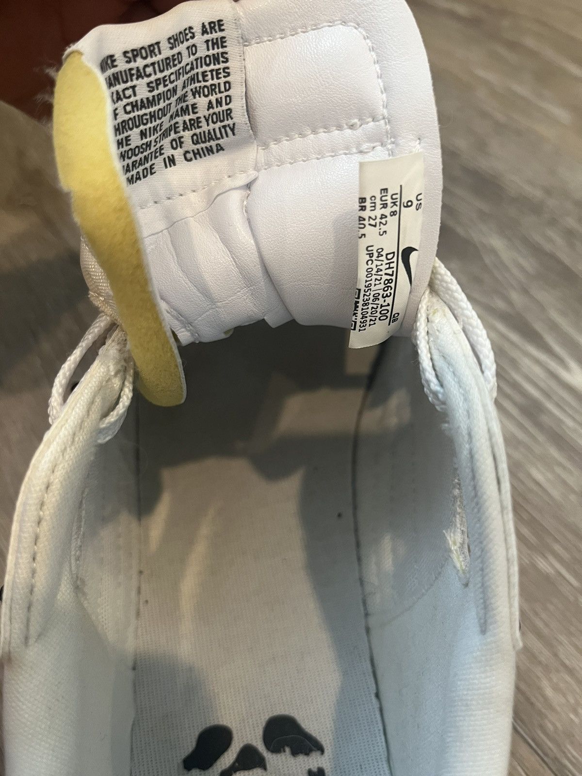 Nike × Off-White Off White Nike Blazer Low University Red Size US 9 / EU 42 - 9 Thumbnail