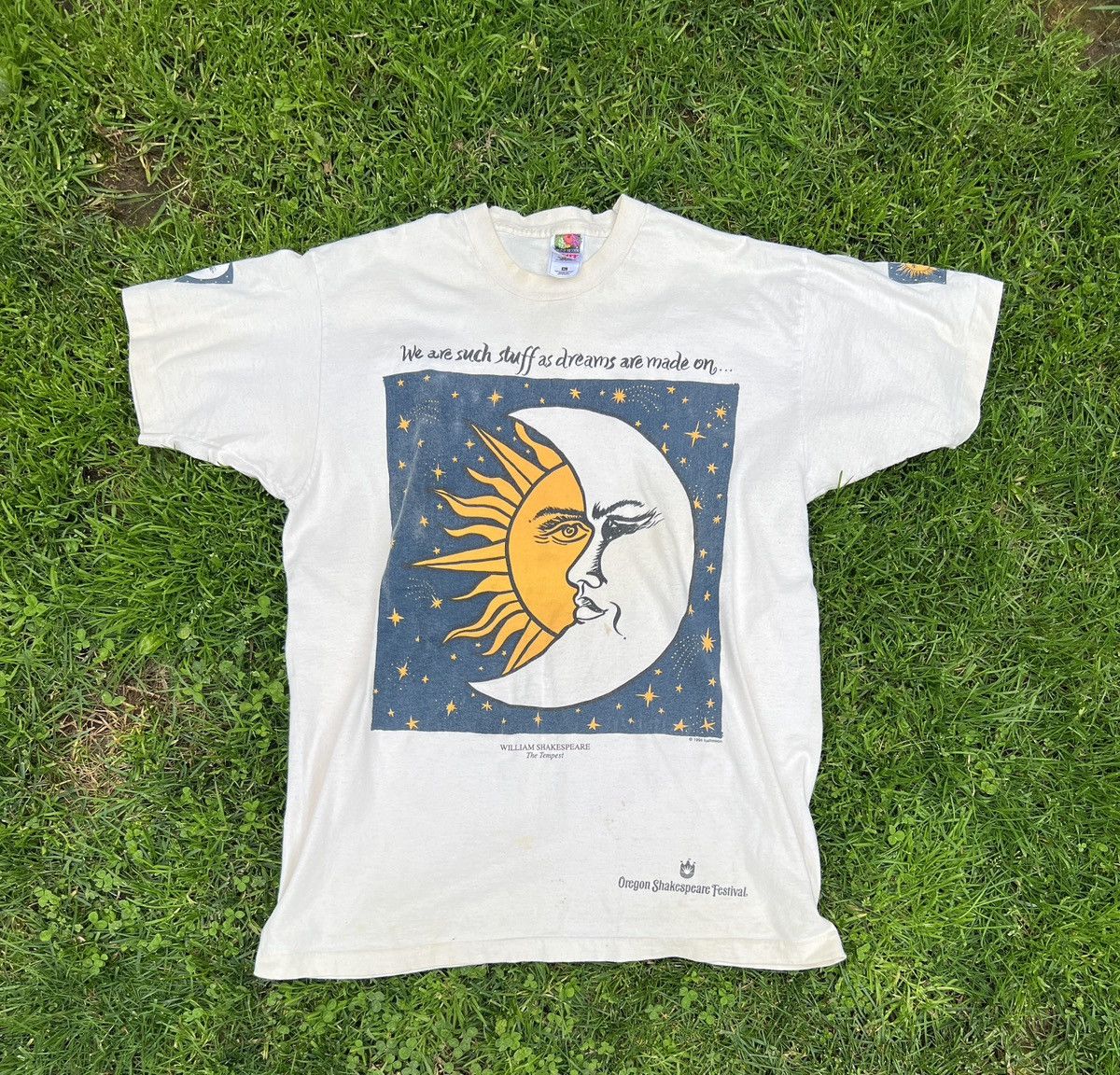 Vintage 1994 Shakespeare The Tempest Half Moon Art Tee