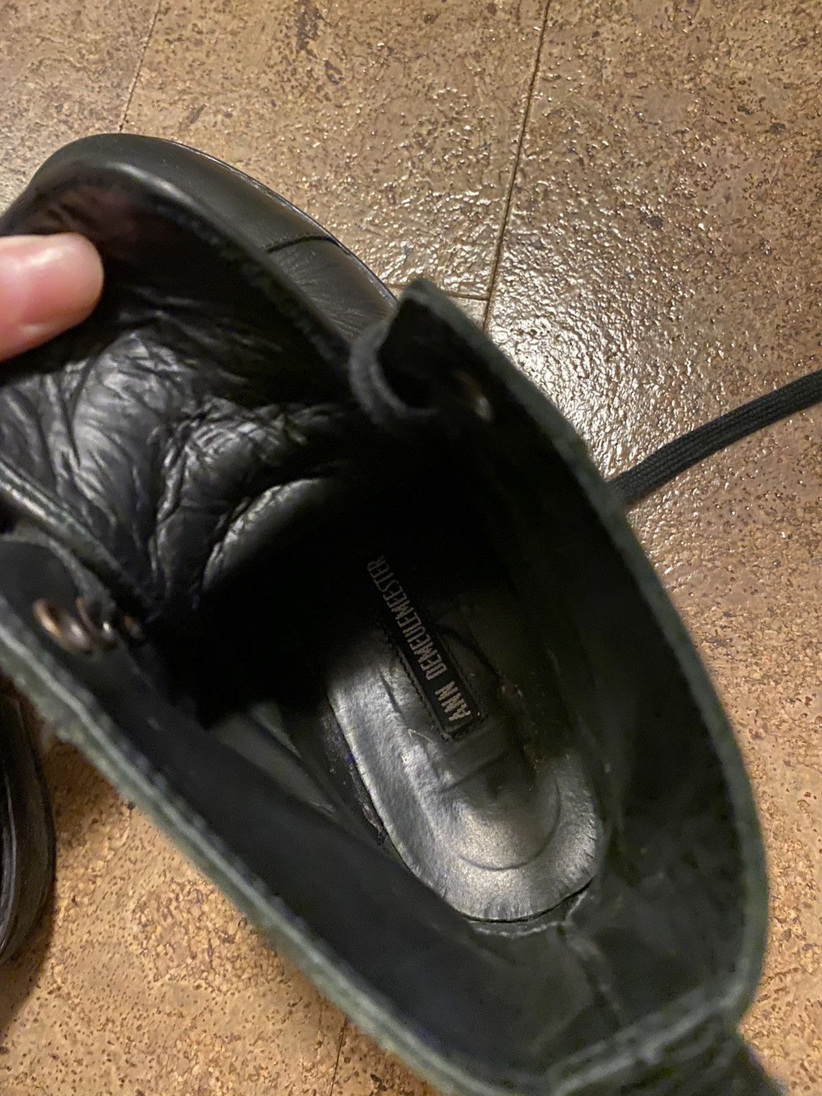Ann Demeulemeester Ann Demeulemeester black ankle boots Size US 5 / EU 37 - 6 Thumbnail