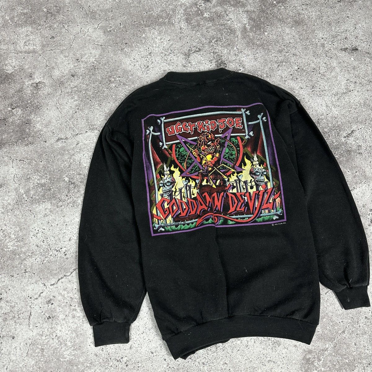 Band Tees Vintage 90s Ugly Kid Joe Goddamn Deviz sweatshirt 1993 rock Size US XL / EU 56 / 4 - 6 Thumbnail