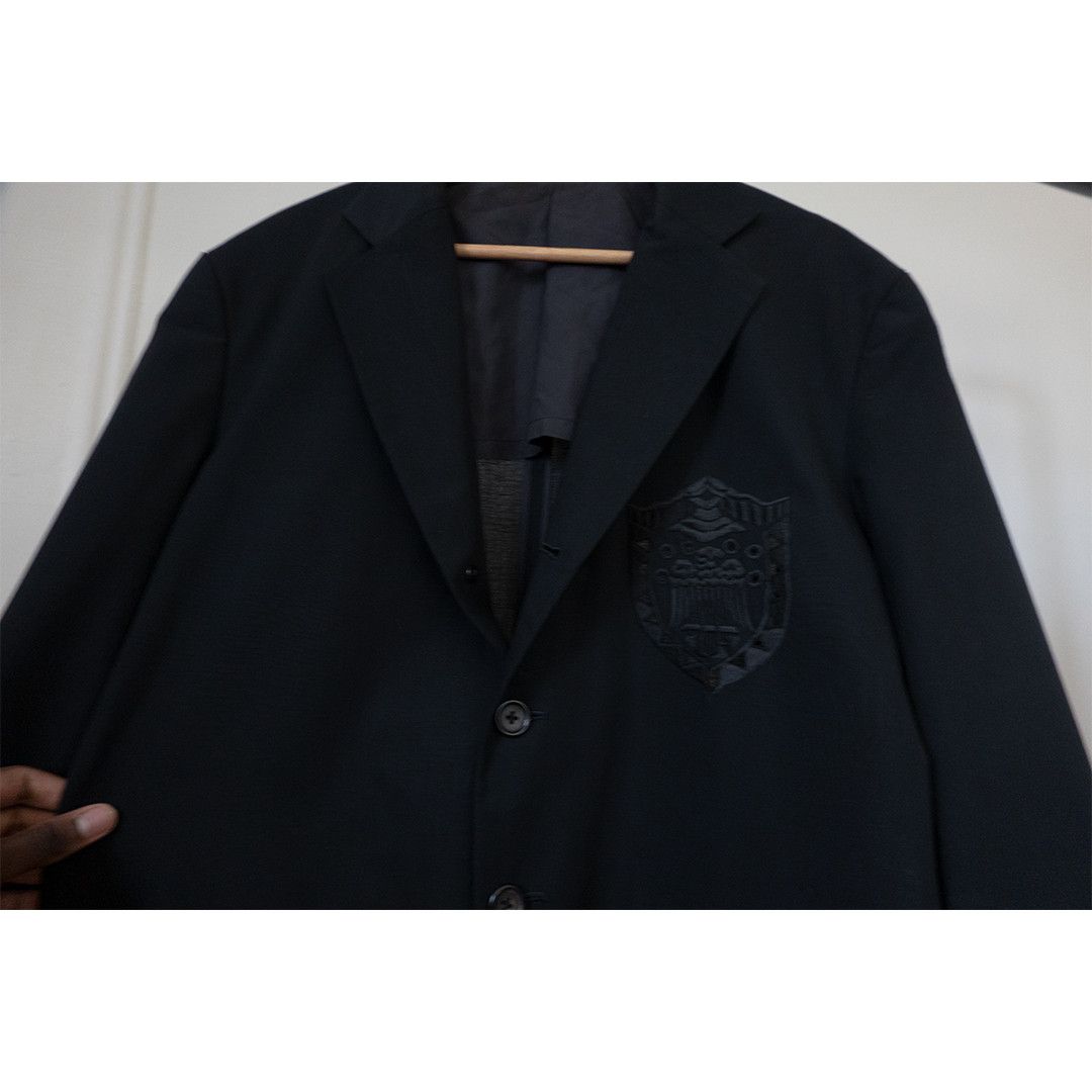 Yohji Yamamoto 80s Pour Homme Insignia Blazer Size US M / EU 48-50 / 2 - 3 Thumbnail