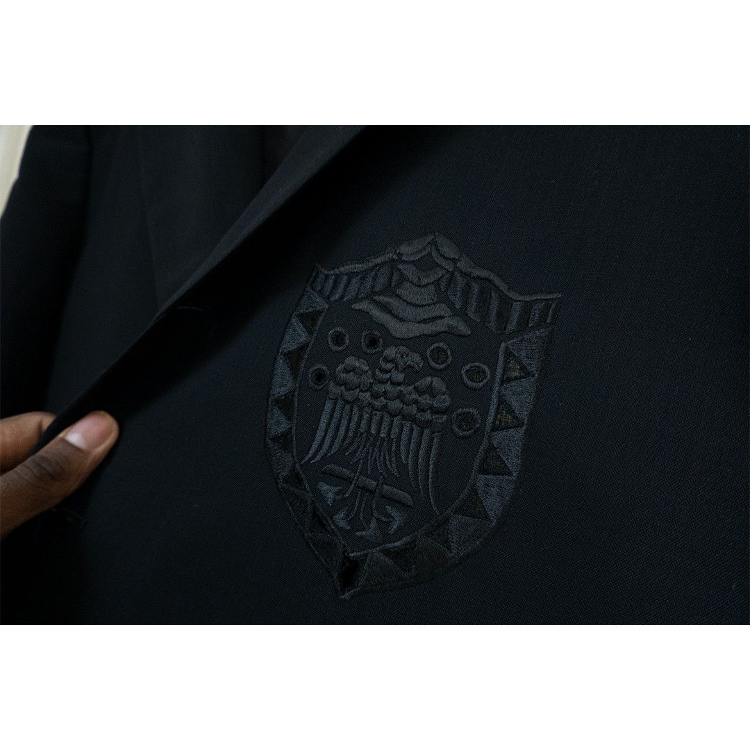 Yohji Yamamoto 80s Pour Homme Insignia Blazer Size US M / EU 48-50 / 2 - 5 Thumbnail