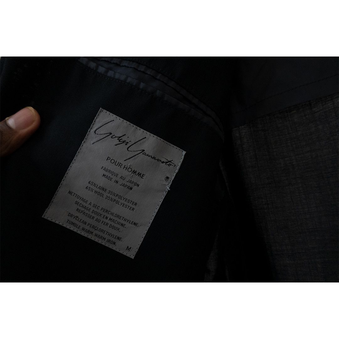 Yohji Yamamoto 80s Pour Homme Insignia Blazer Size US M / EU 48-50 / 2 - 6 Thumbnail