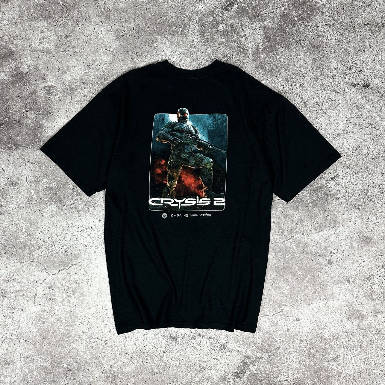 The Game Vintage Crysis 2 Game promo tee rare EA Crytek Nvidia Grail Size US XL / EU 56 / 4 - 1 Thumbnail