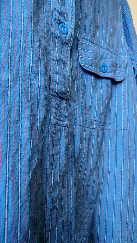 Vintage Archival H&M Shirt 90s Vintage Button Up Sky Blue Size S / US 4 / IT 40 - 8 Thumbnail