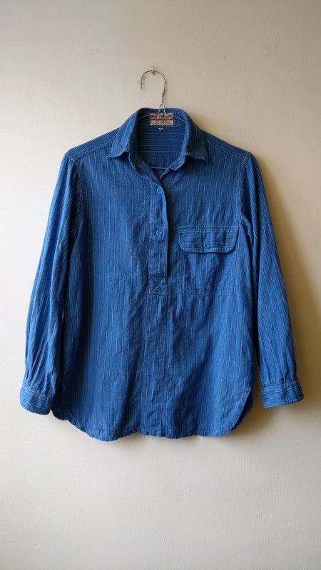 Vintage Archival H&M Shirt 90s Vintage Button Up Sky Blue Size S / US 4 / IT 40 - 1 Thumbnail