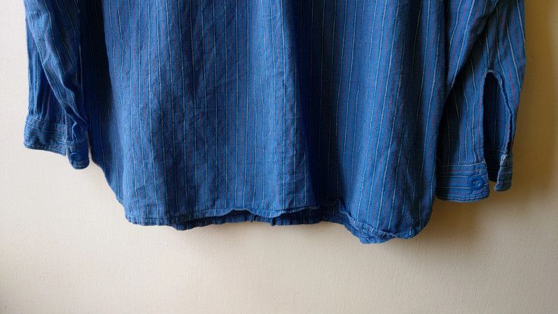 Vintage Archival H&M Shirt 90s Vintage Button Up Sky Blue Size S / US 4 / IT 40 - 9 Thumbnail